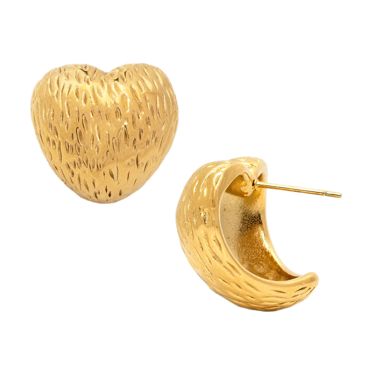 True Heart Studs | Bracha