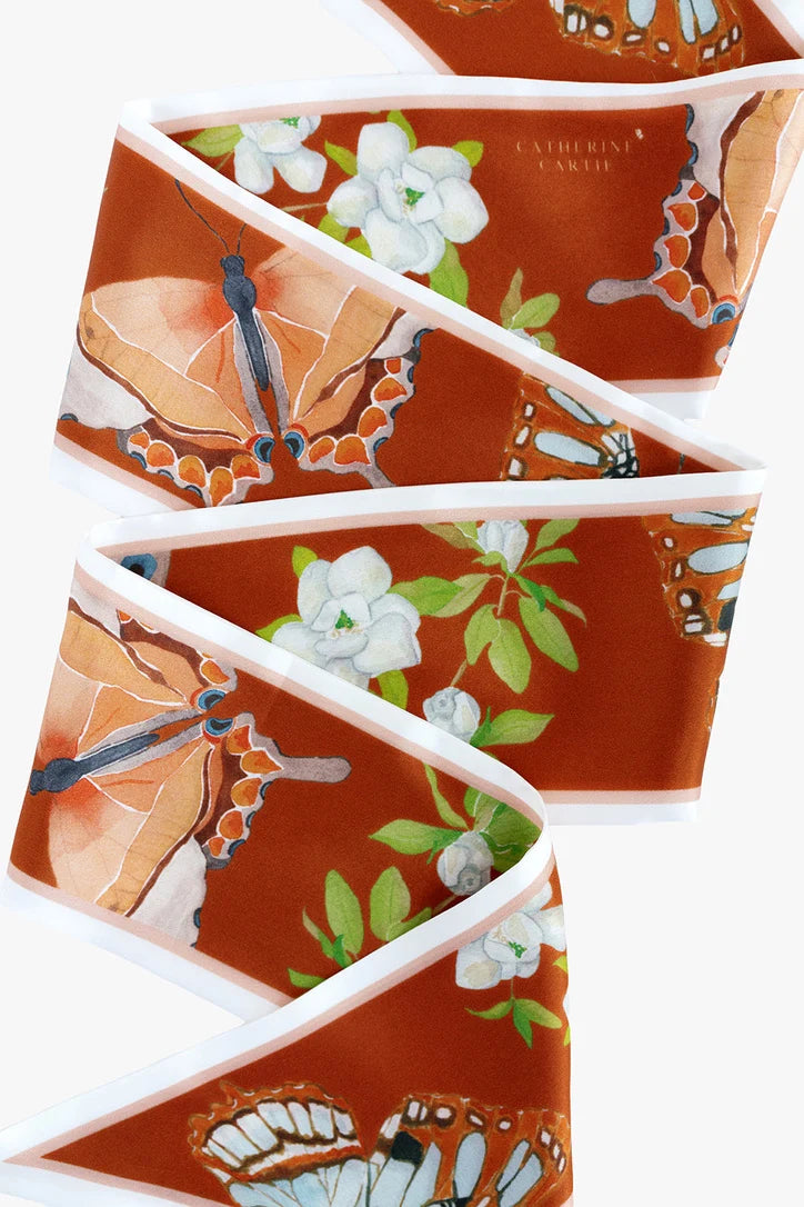 Collegiate Silk Ribbon Scarf | Catherine Cartie