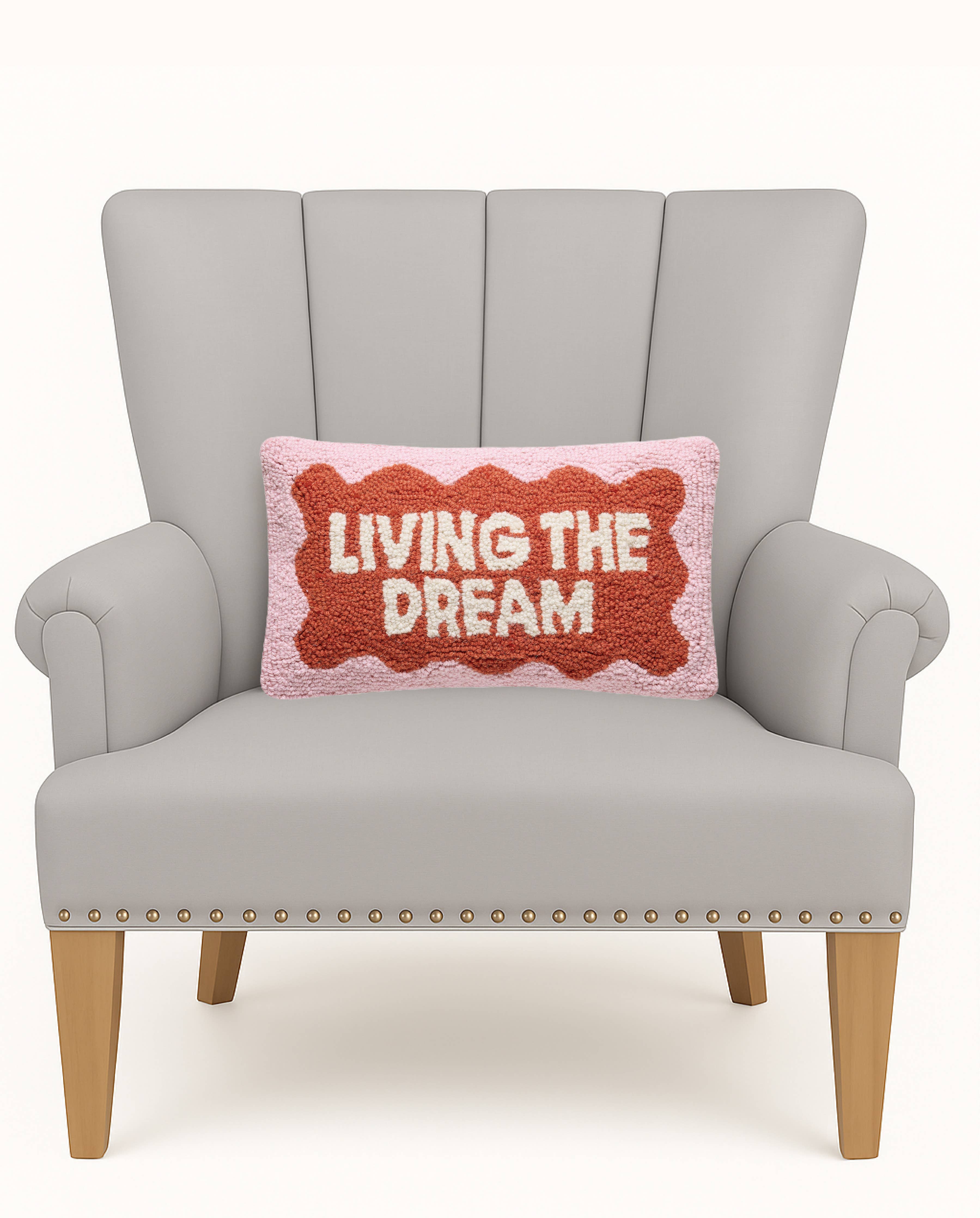 Living The Dream Hook Pillow - Ampersand