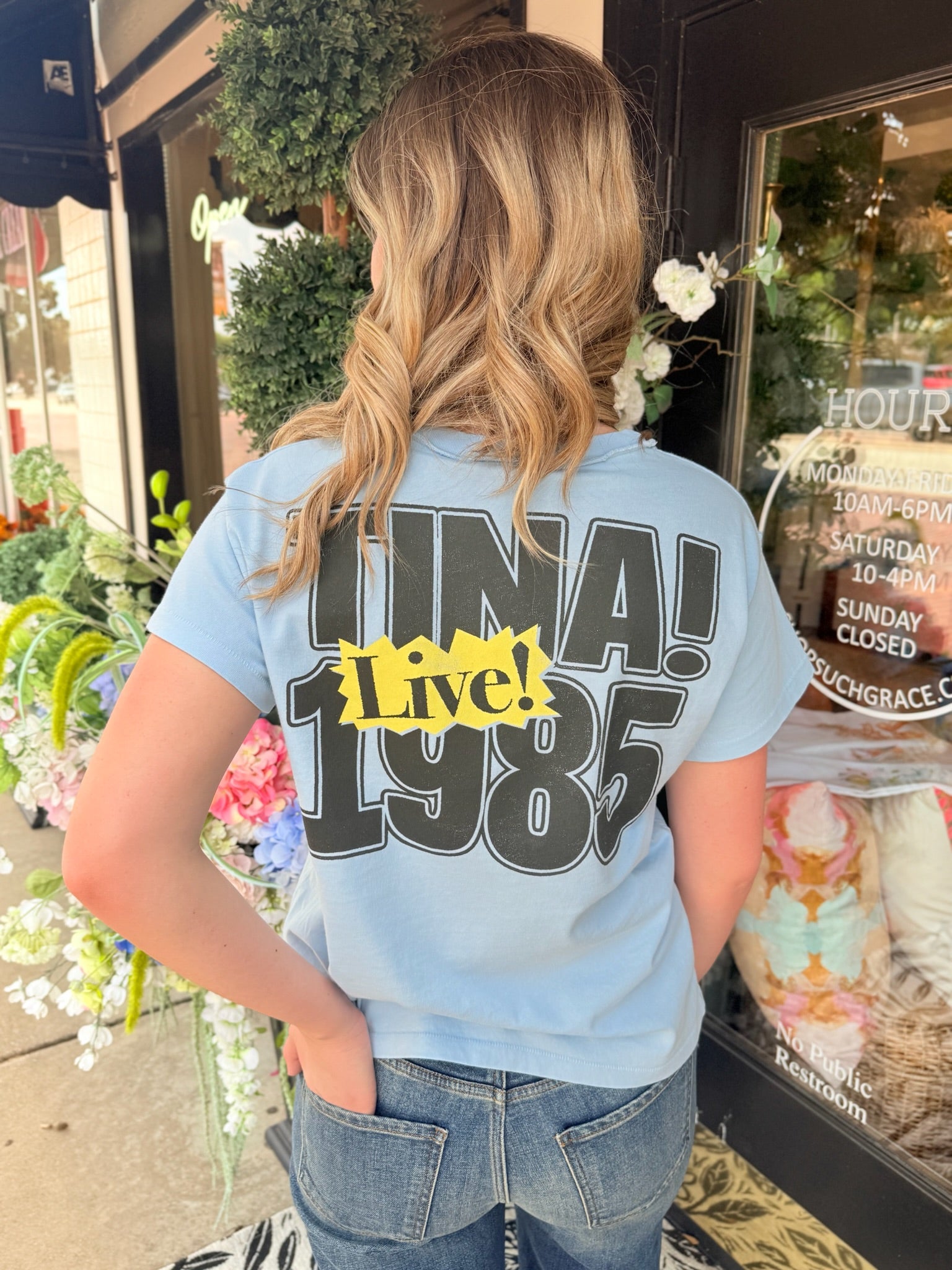 Tina Turner 1985 Reverse GF Tee | Daydreamer