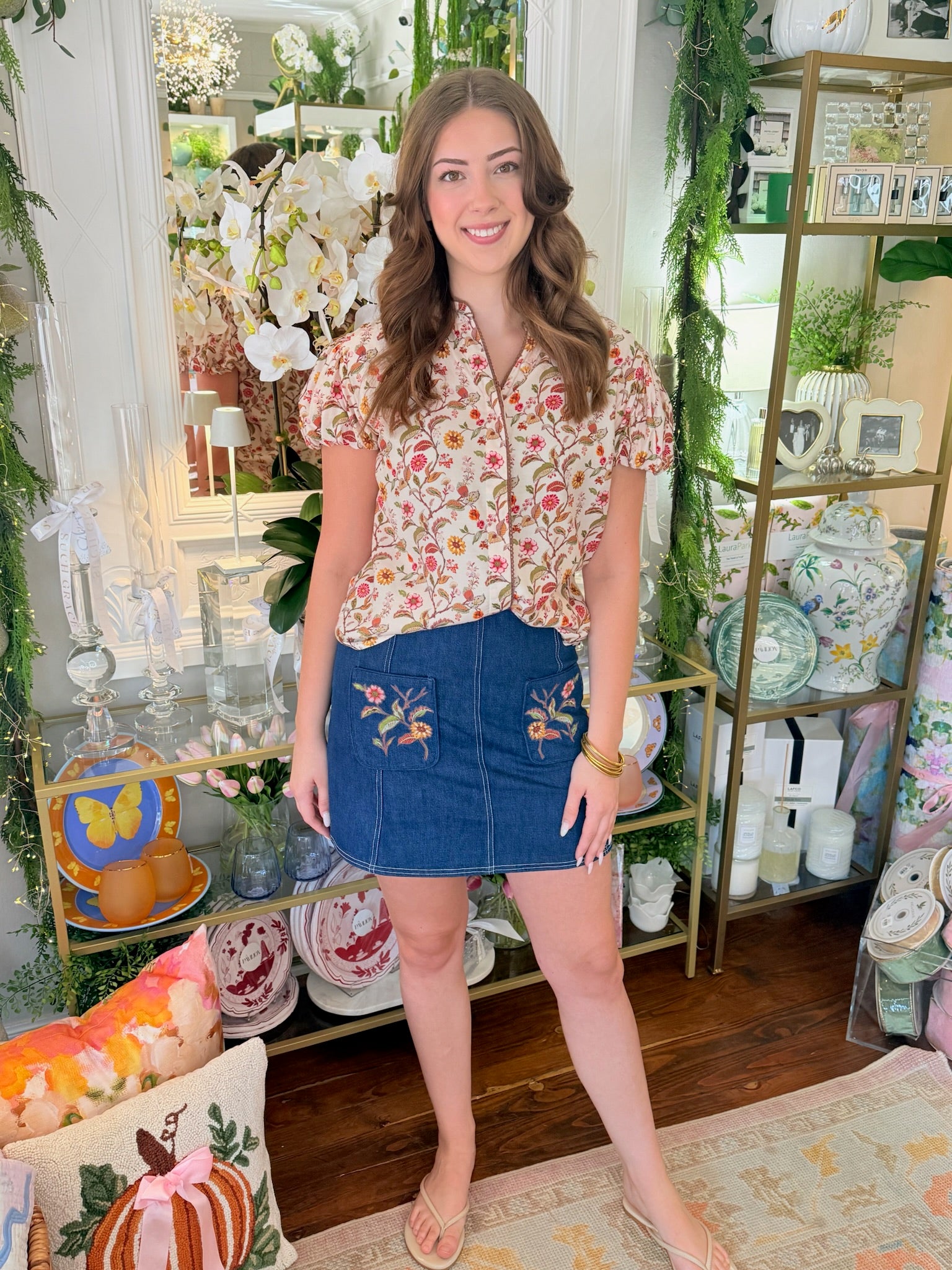 Emily Top in Fairytale Floral | Elizabeth James