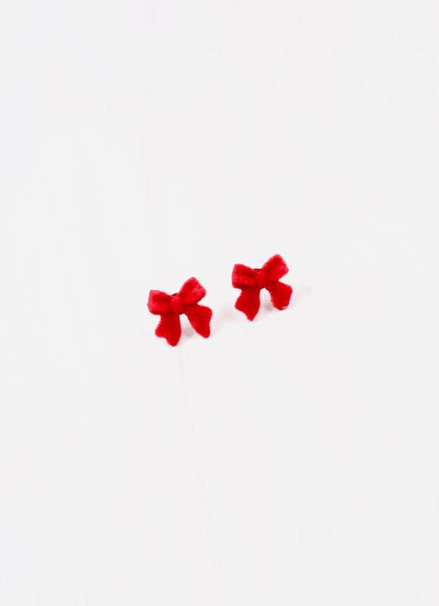 Nicolai Velvet Bow Earring