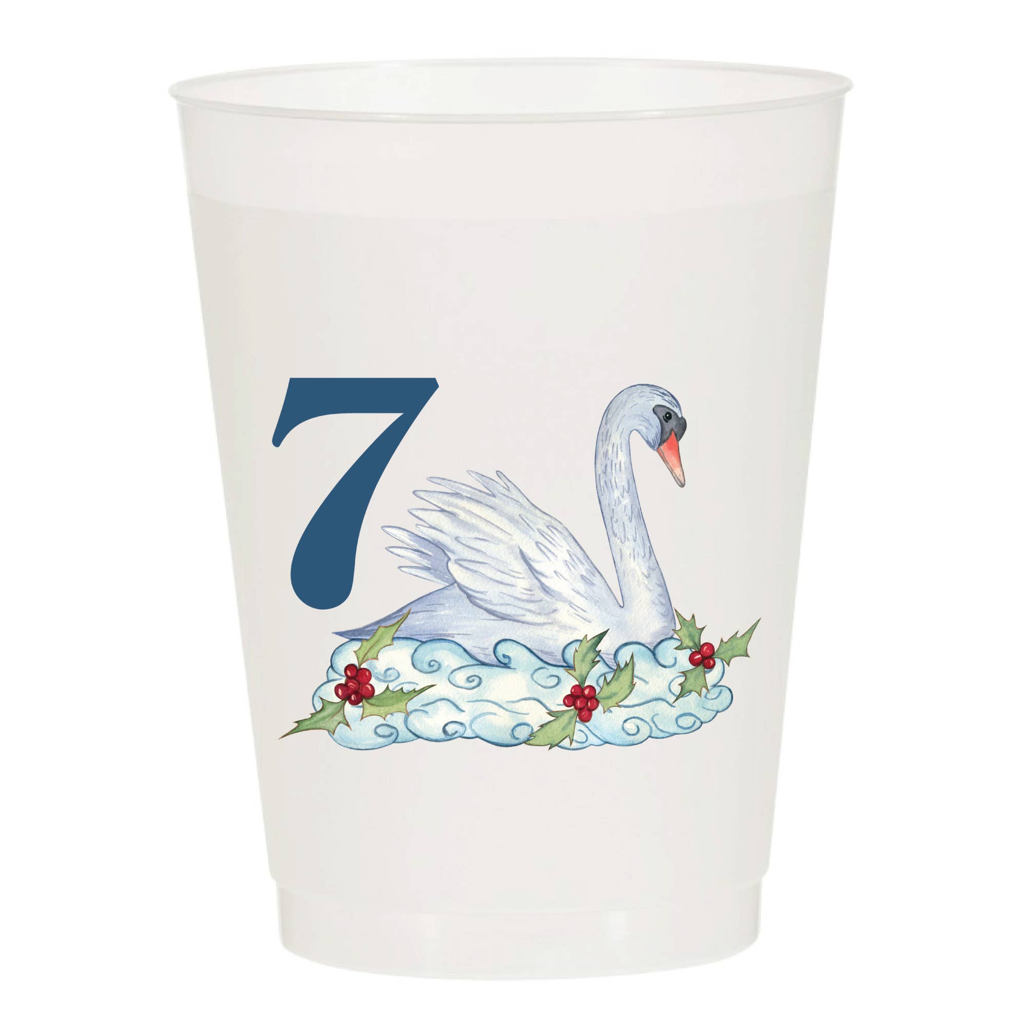 12 Days of Christmas Frosted Cups