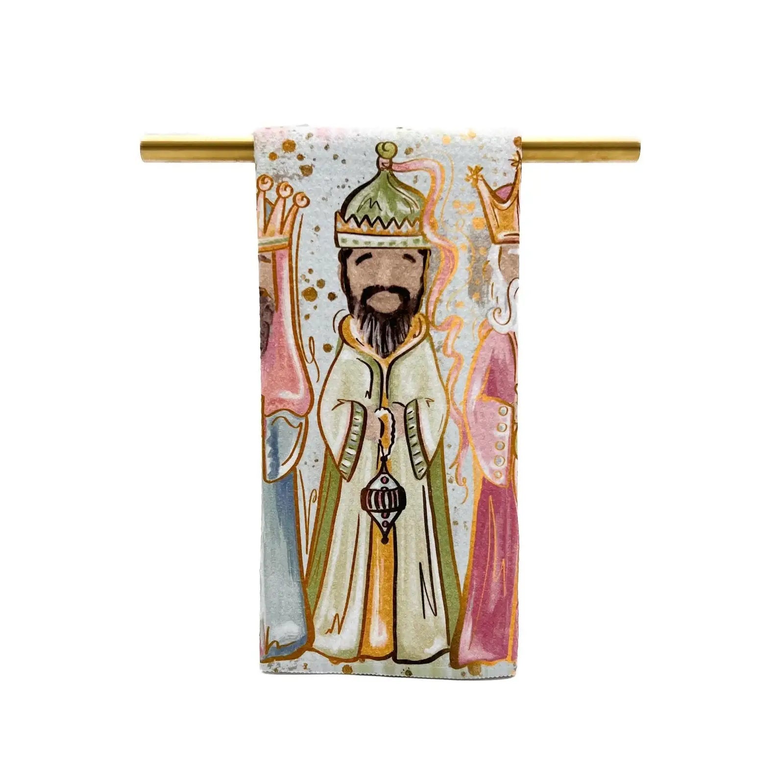 Pastel Seek Like Wise Men Tea Towel