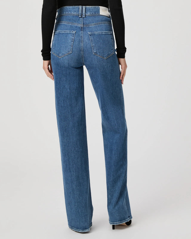 Sasha Wide Leg w/ Extended Coin Pocket - Stefania Distressed | Paige