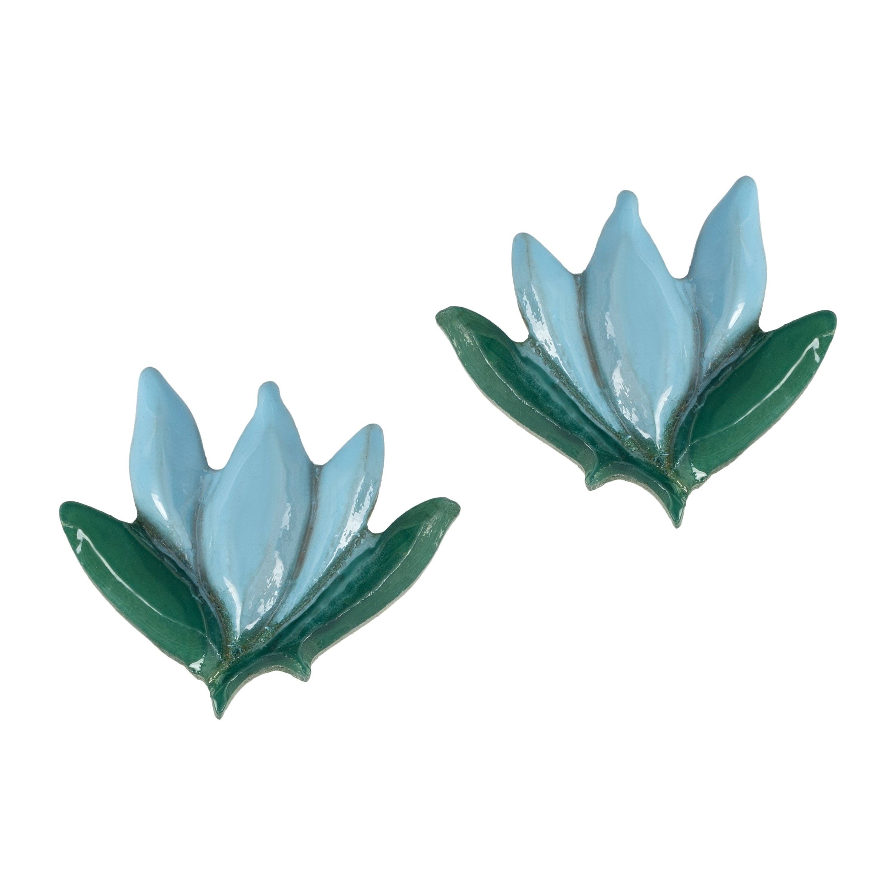 Sky Blue Blossom Studs | Sunshine Tienda