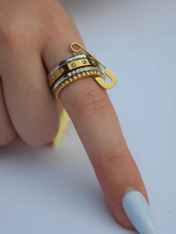 Pin Stack Ring | Farrah B