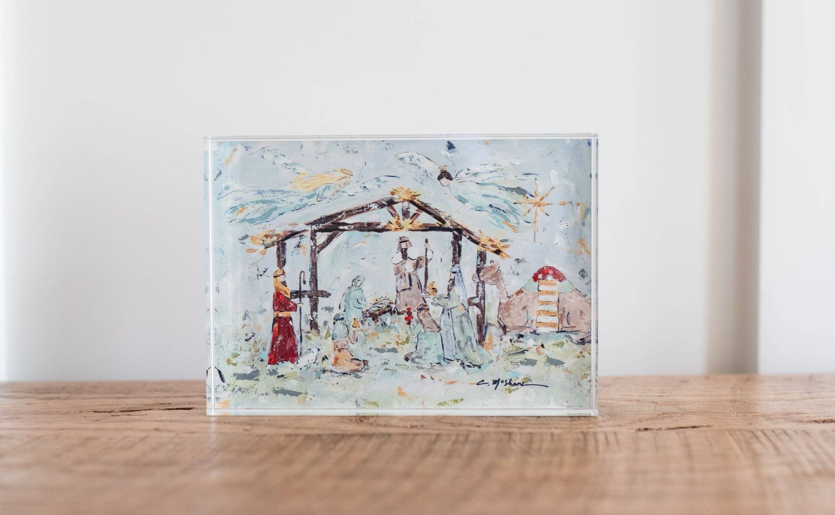 "Nativity" Acrylic Block | Chelsea McShane