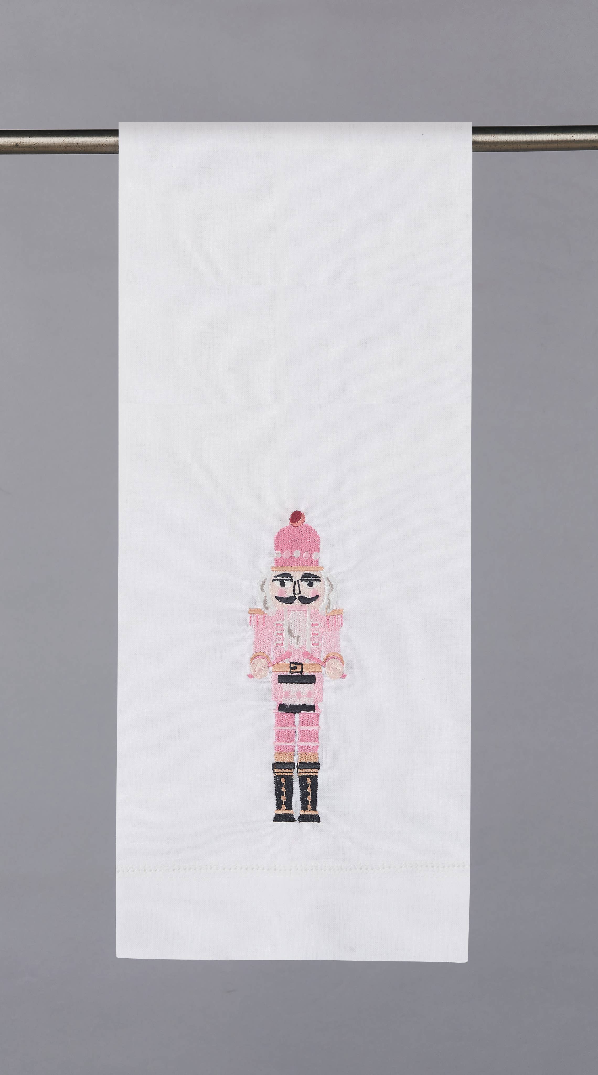 Candies Nutcracker Embroidered Tea Towel