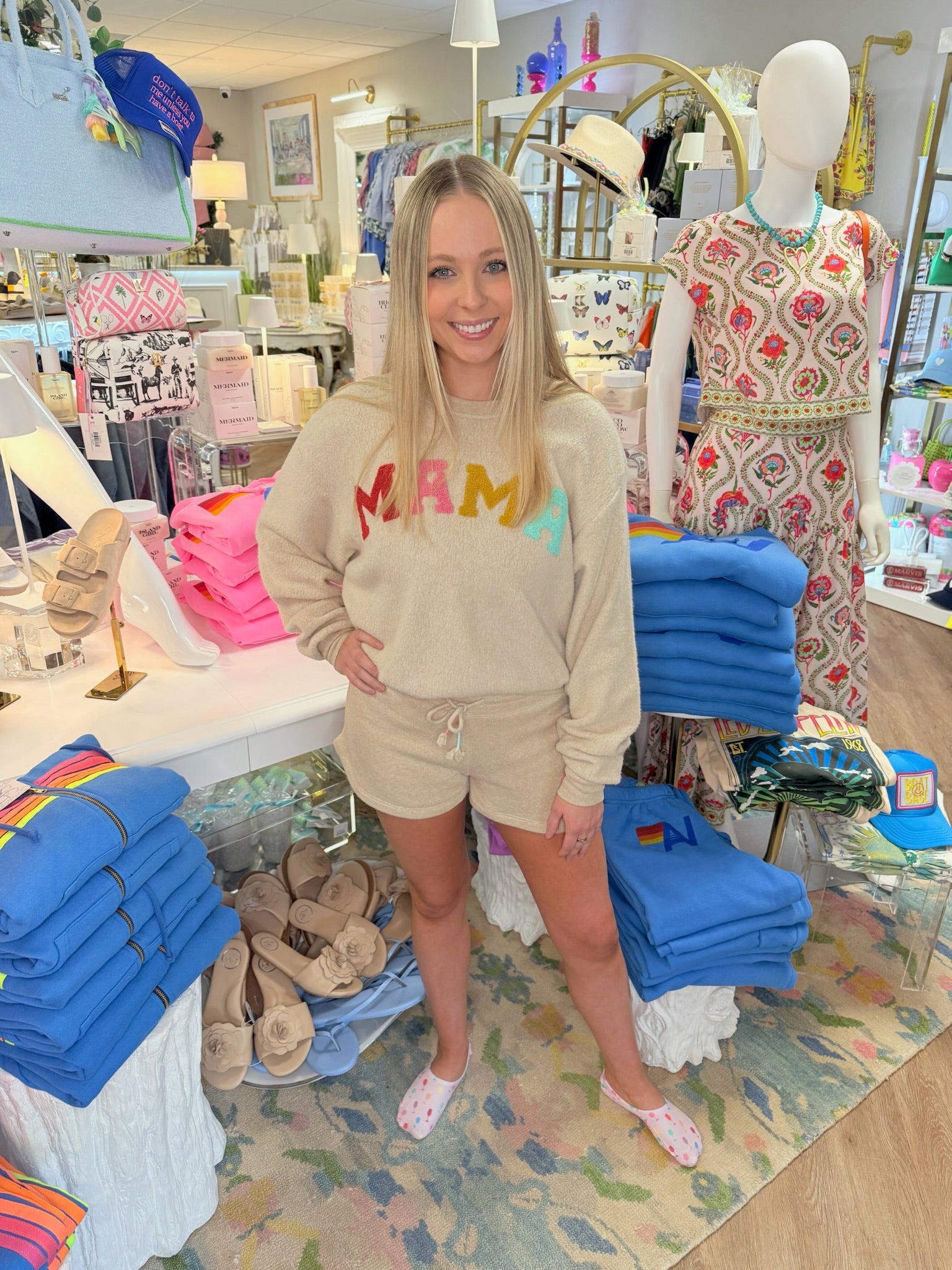 MAMA Fleece Pullover Sweatshirt | P.J. Salvage