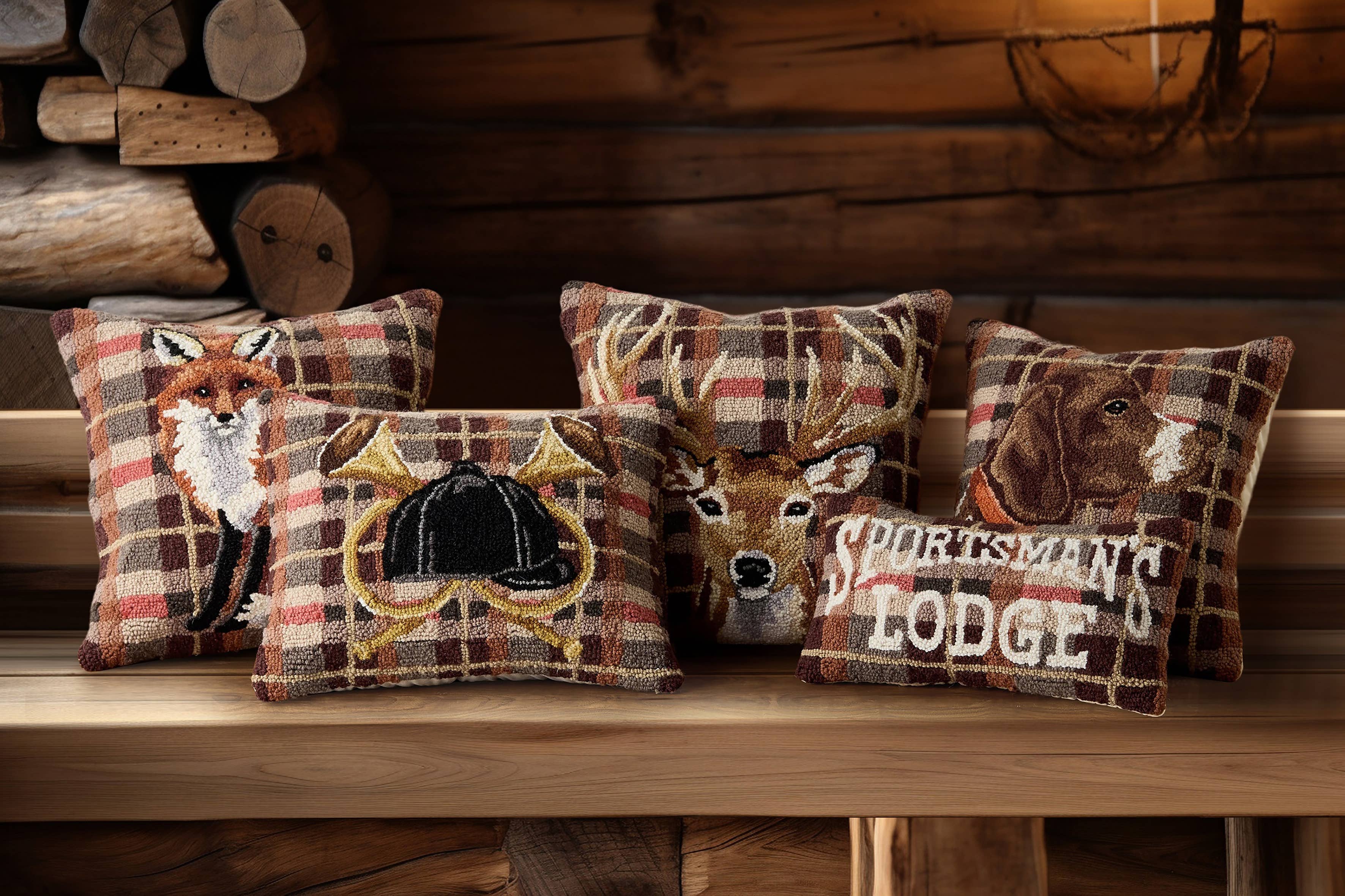 Hunting Dog Hook Pillow