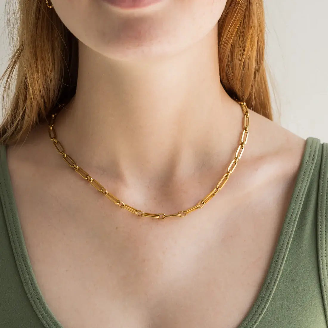 Paper Clip Chain Necklace | Brenda Grands