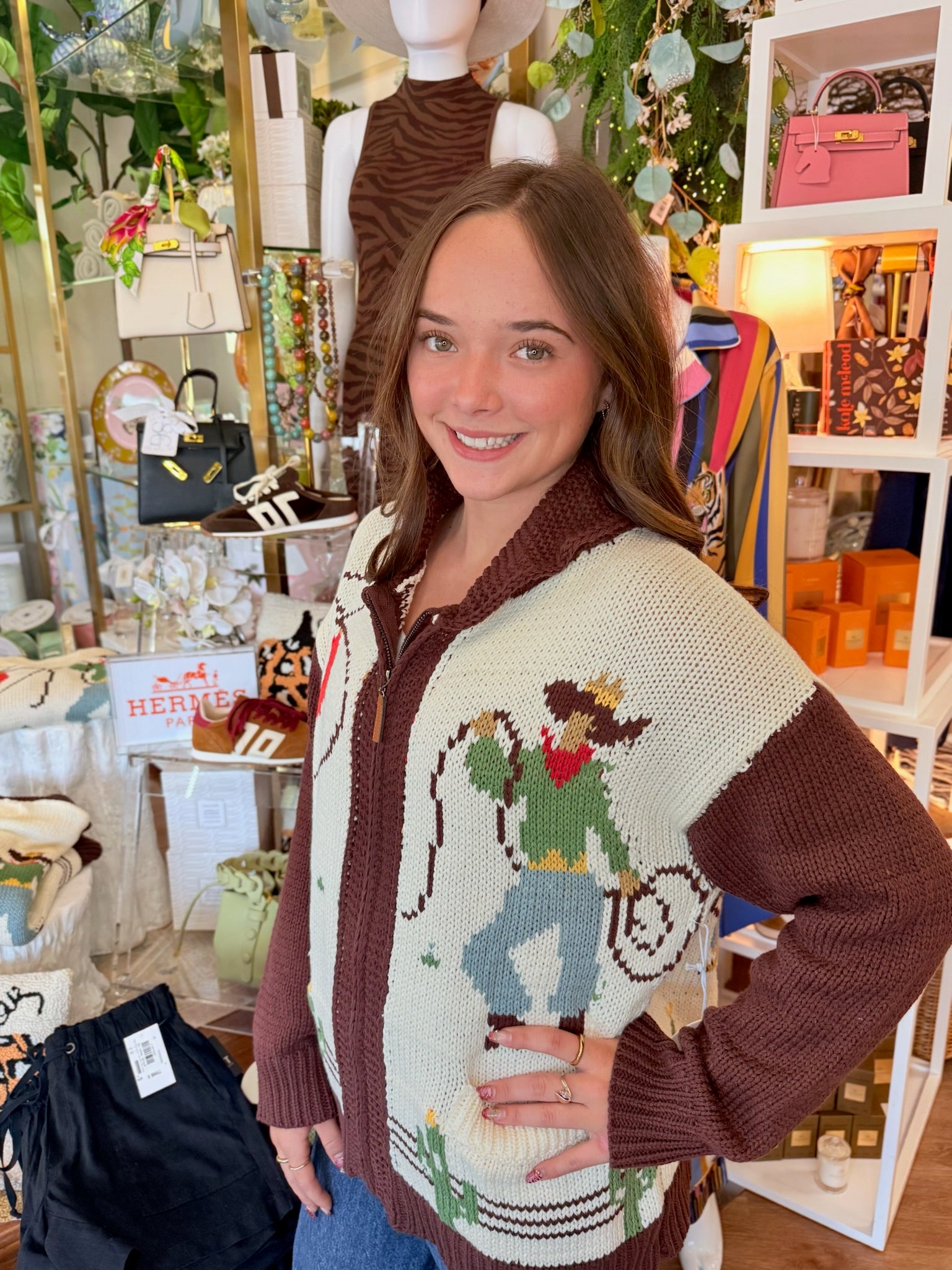 Saddle Up Zip Cardigan