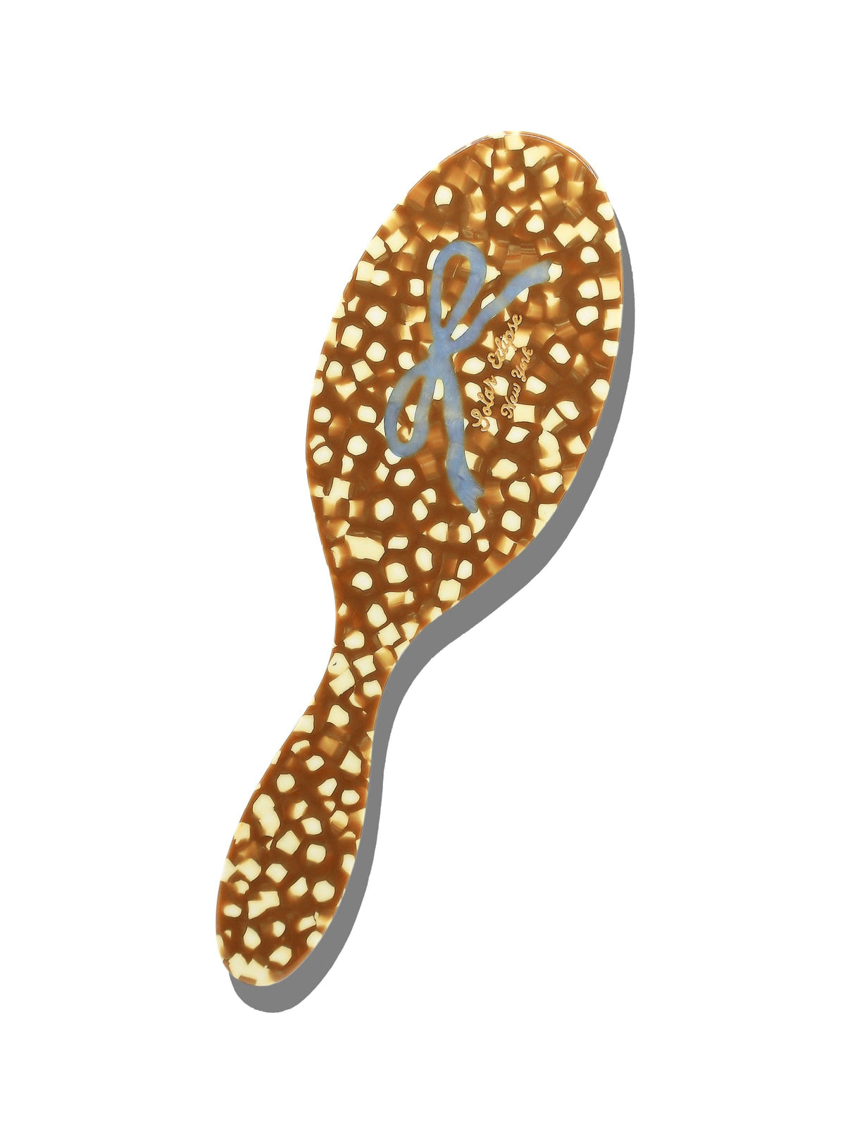 Hand-painted Fawn Vintage Bow Brush | Solar Eclipse