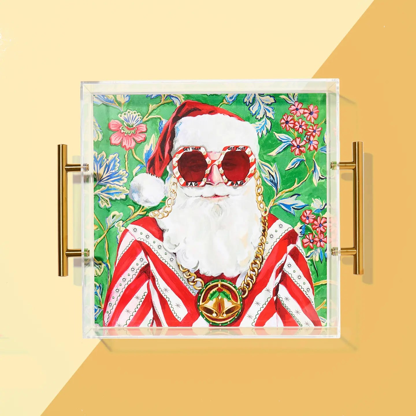 Swanky Santa Large Acrylic Tray | Tart By Taylor