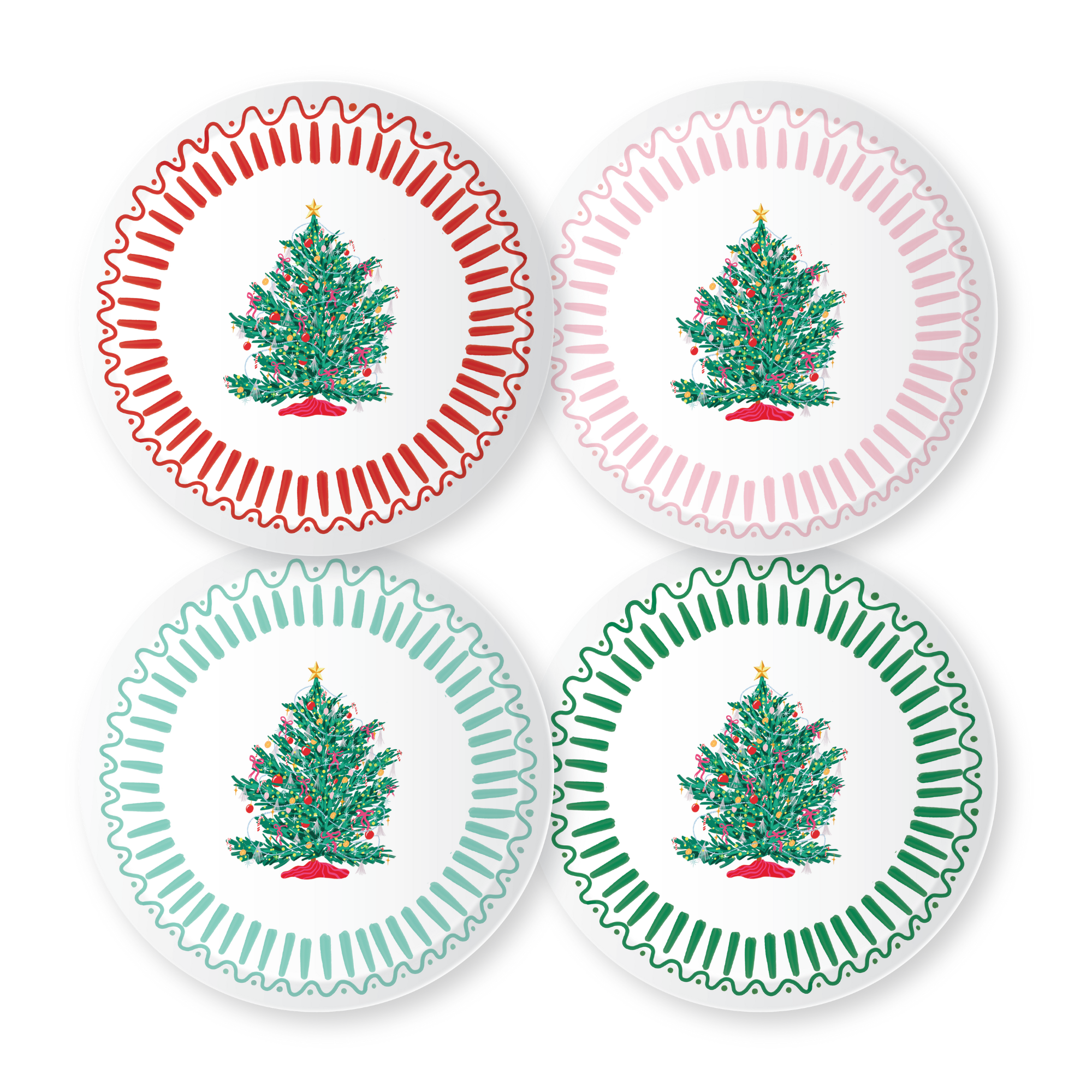 Christmas Tree Small Plates