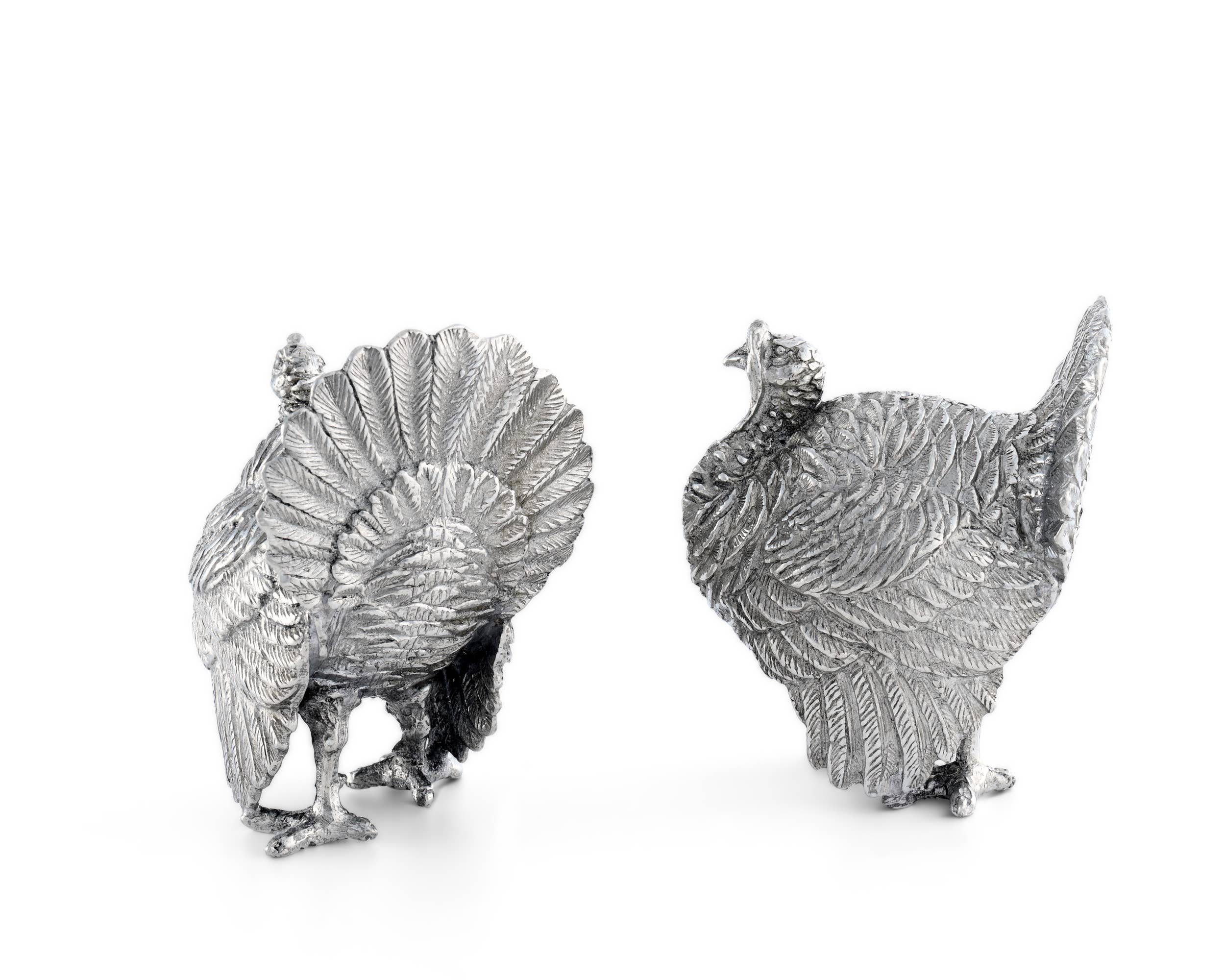 Pewter Turkey Salt & Pepper Set