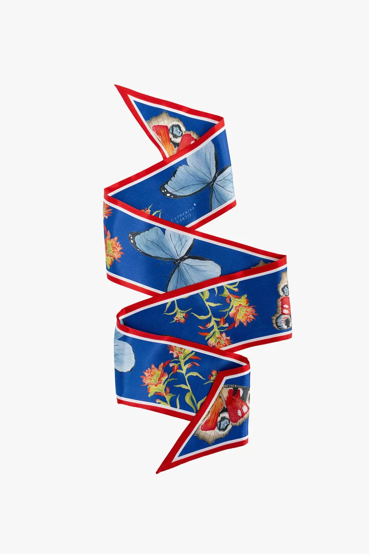 Collegiate Silk Ribbon Scarf | Catherine Cartie