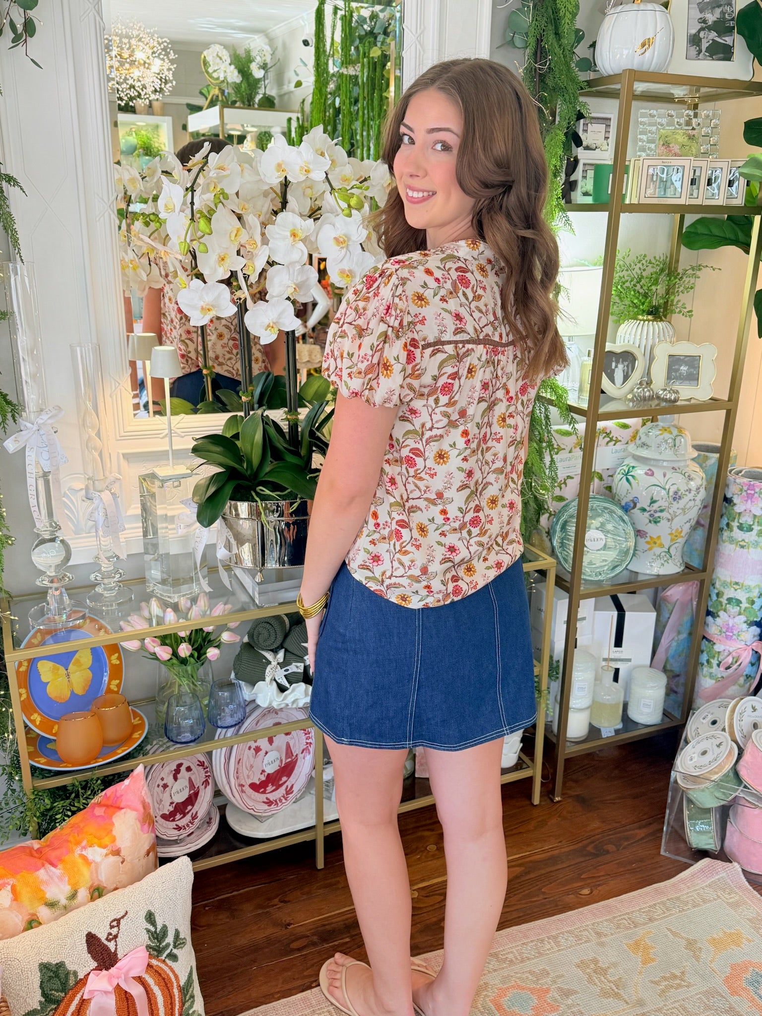 Emily Top in Fairytale Floral | Elizabeth James