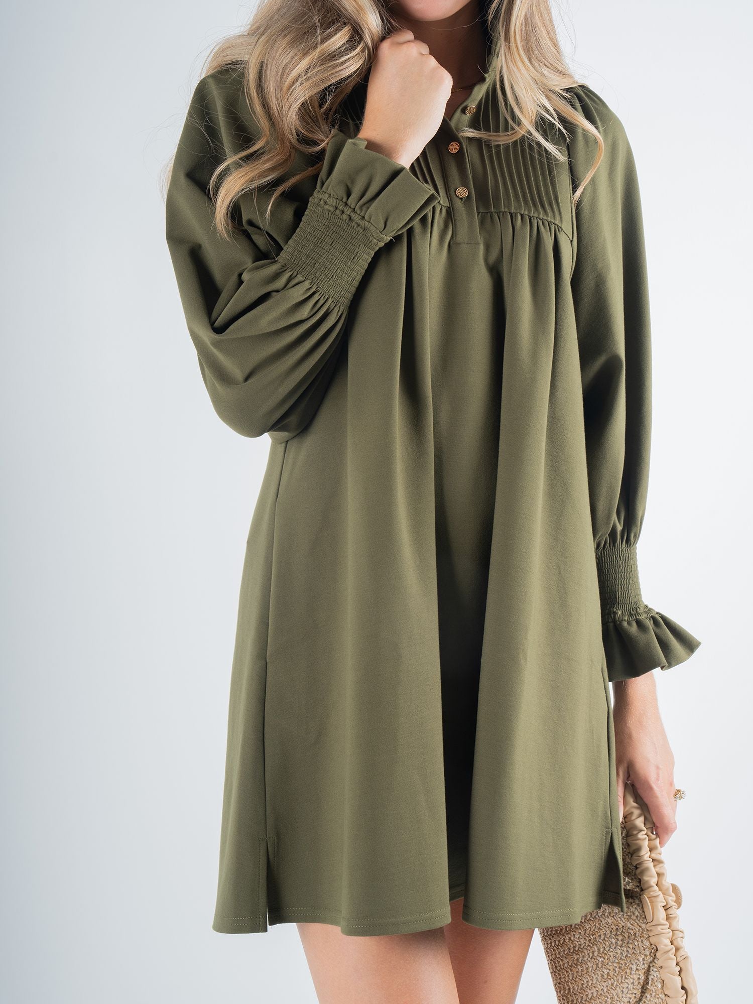 Charlotte Dress - Olive Night | Emily McCarthy