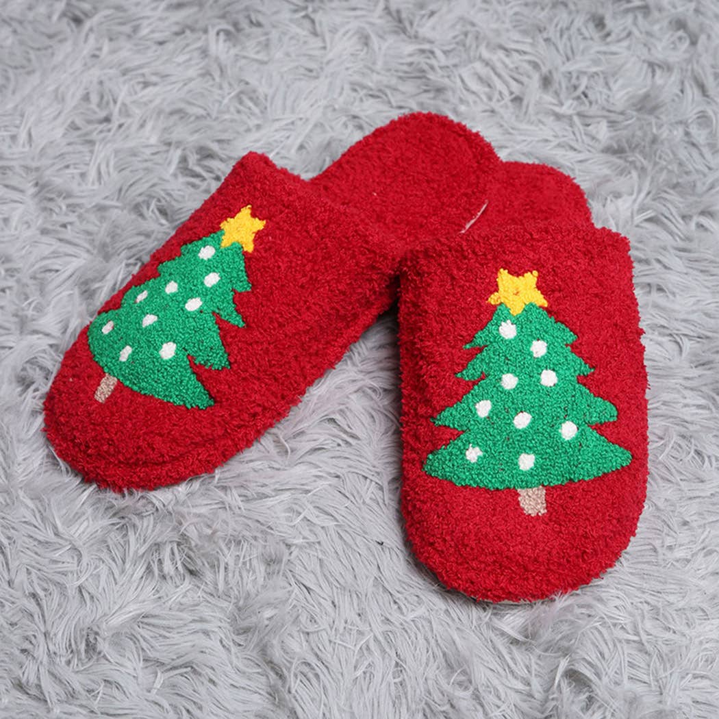 Christmas Tree Slippers