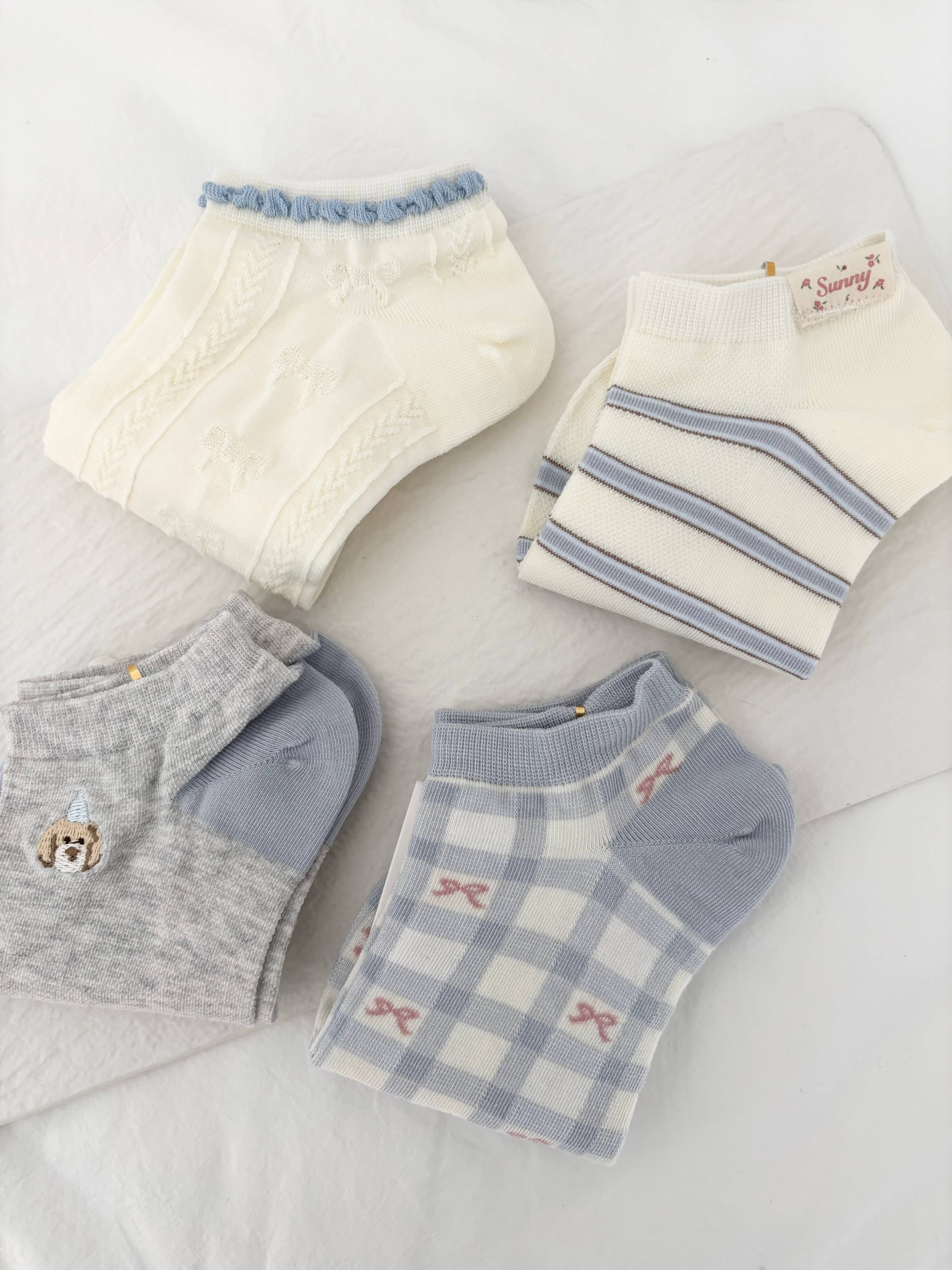 Pastel Blue Socks / Various