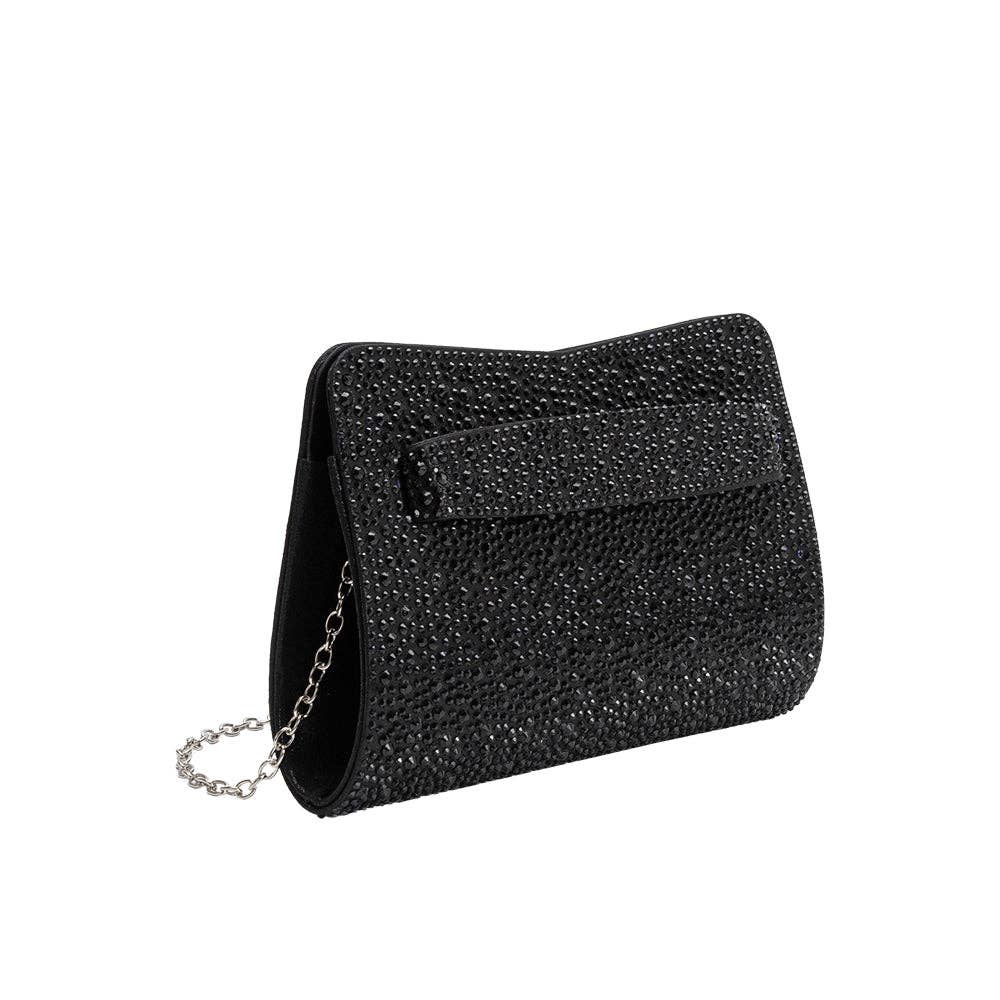 Maree Rhinestone Studded Clutch Bag