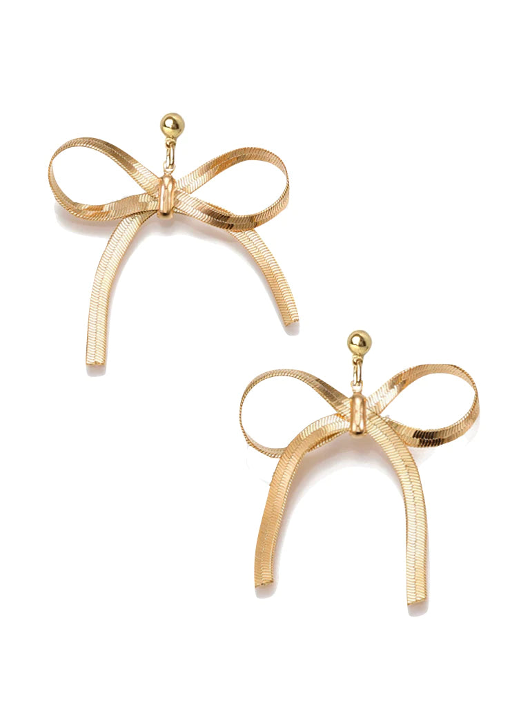 GIFTED Bow Statement Earrings | Farrah B