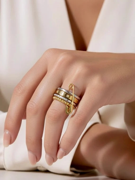 Pin Stack Ring | Farrah B