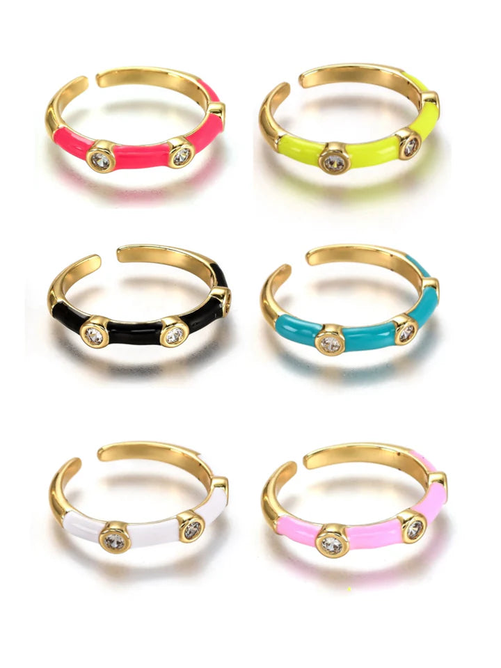 POPPY Enamel Ring | Farrah B