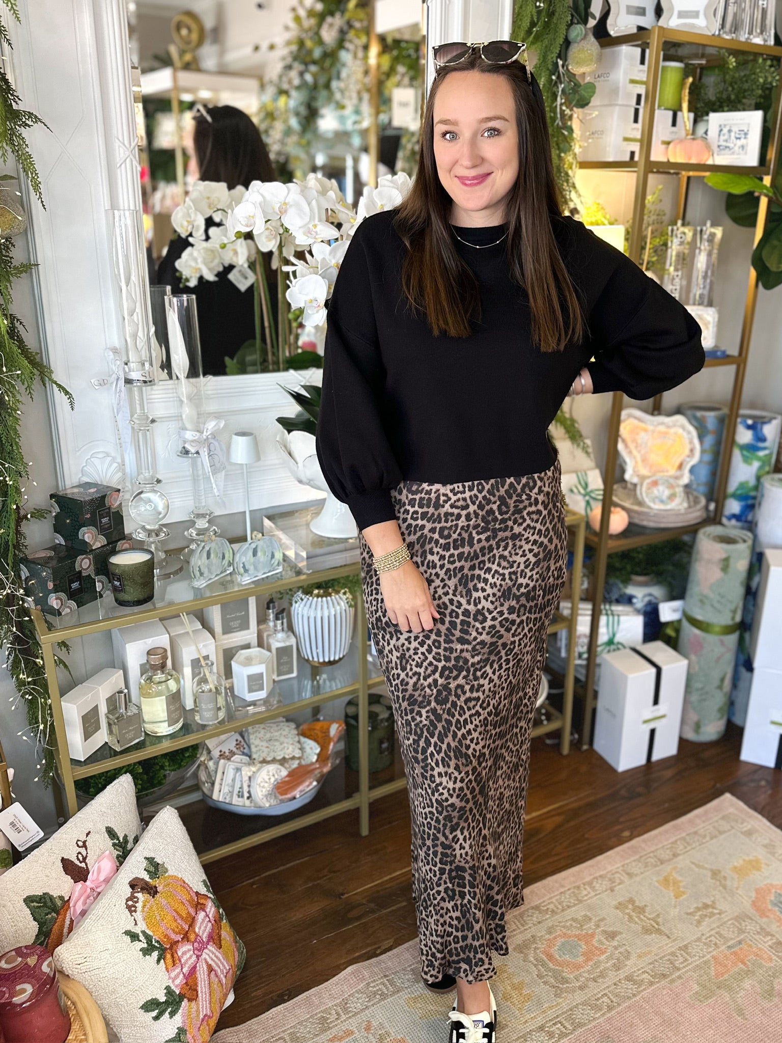 Izabel Leopard Skirt | Z Supply