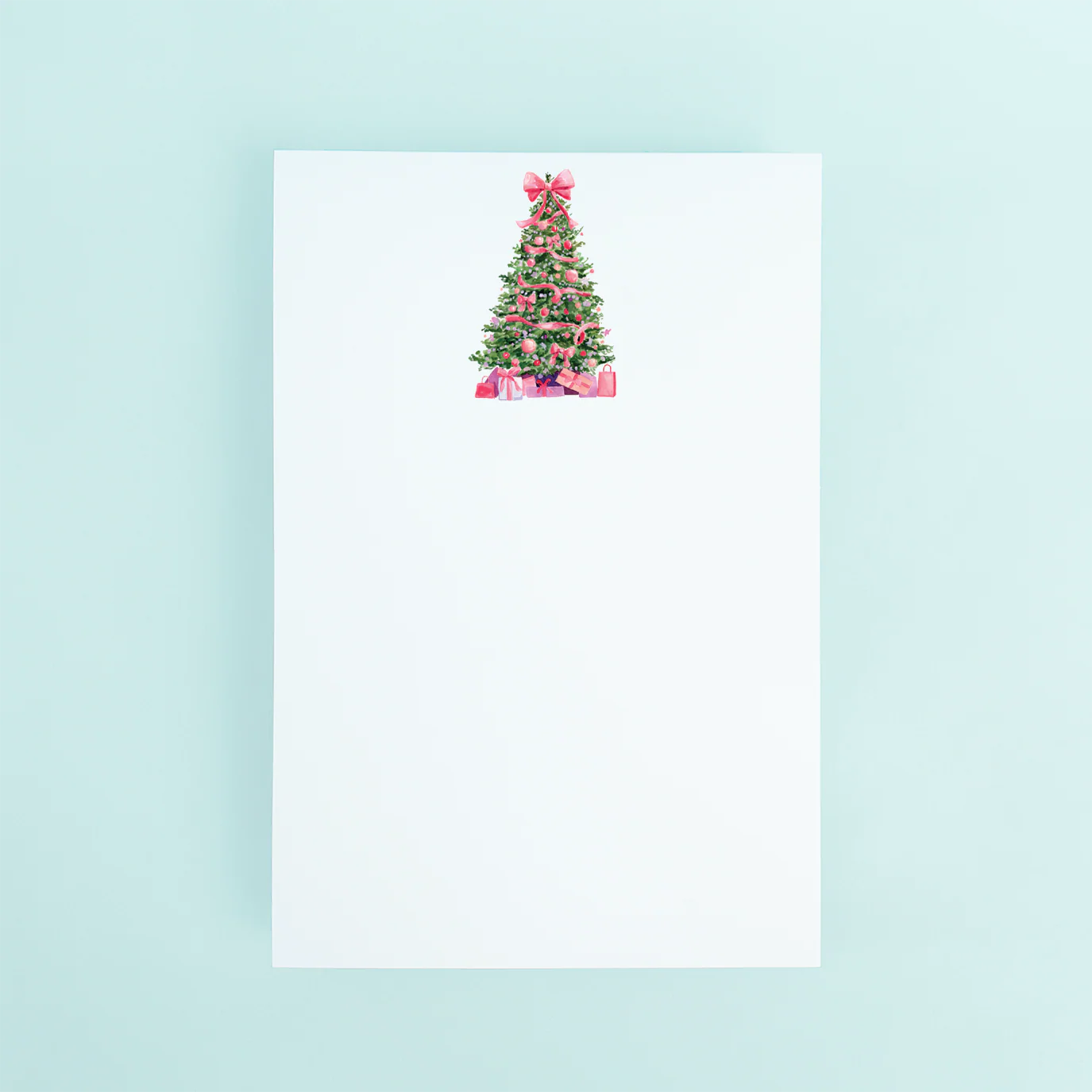 Pink Christmas Cocktail Notepad | Taylor Paladino
