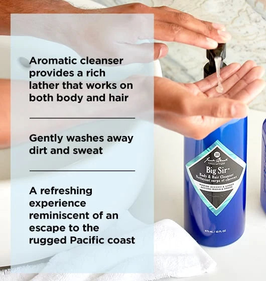 Big Sir Body & Hair Cleanser | Jack Black