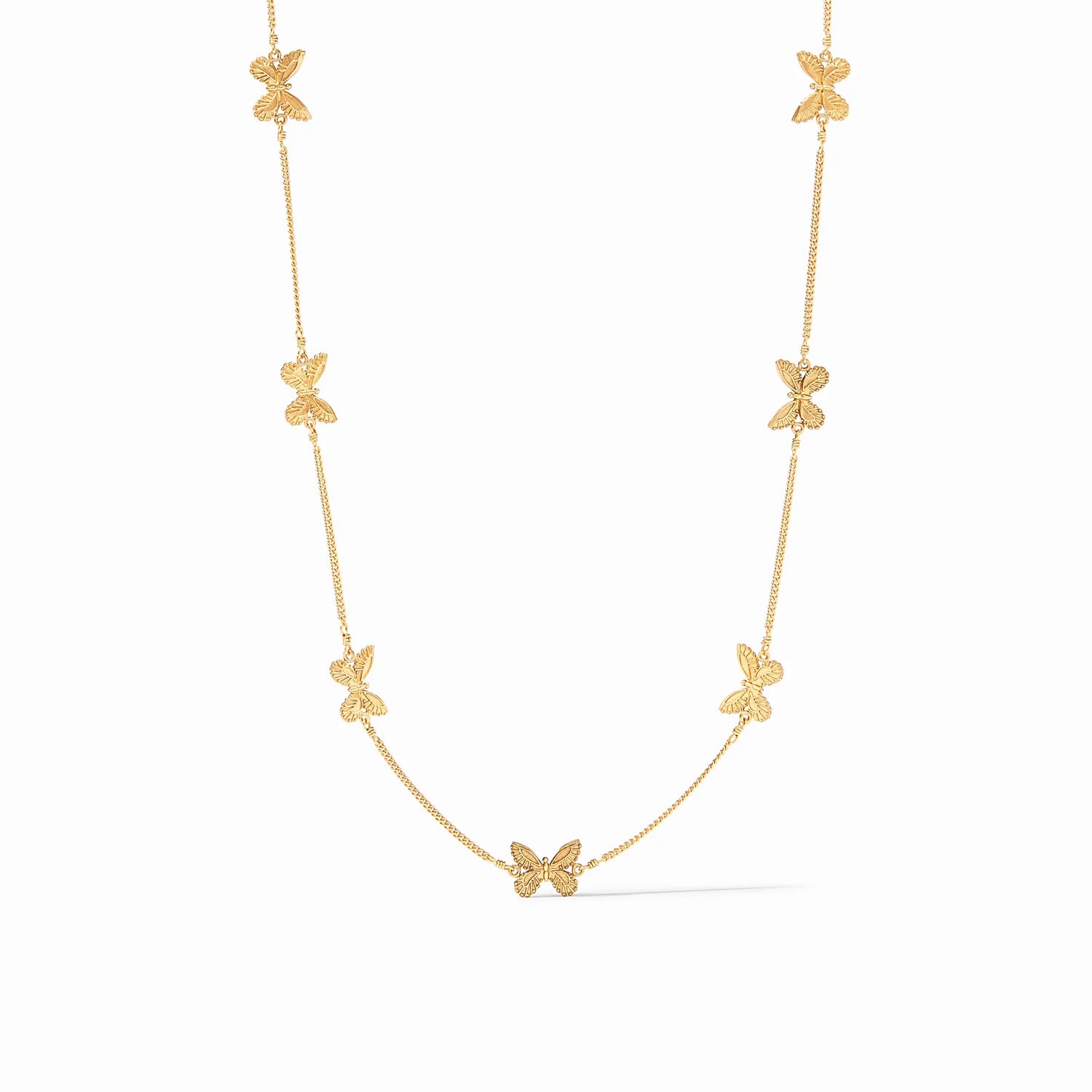 Butterfly Delicate Station Necklace | Julie Vos