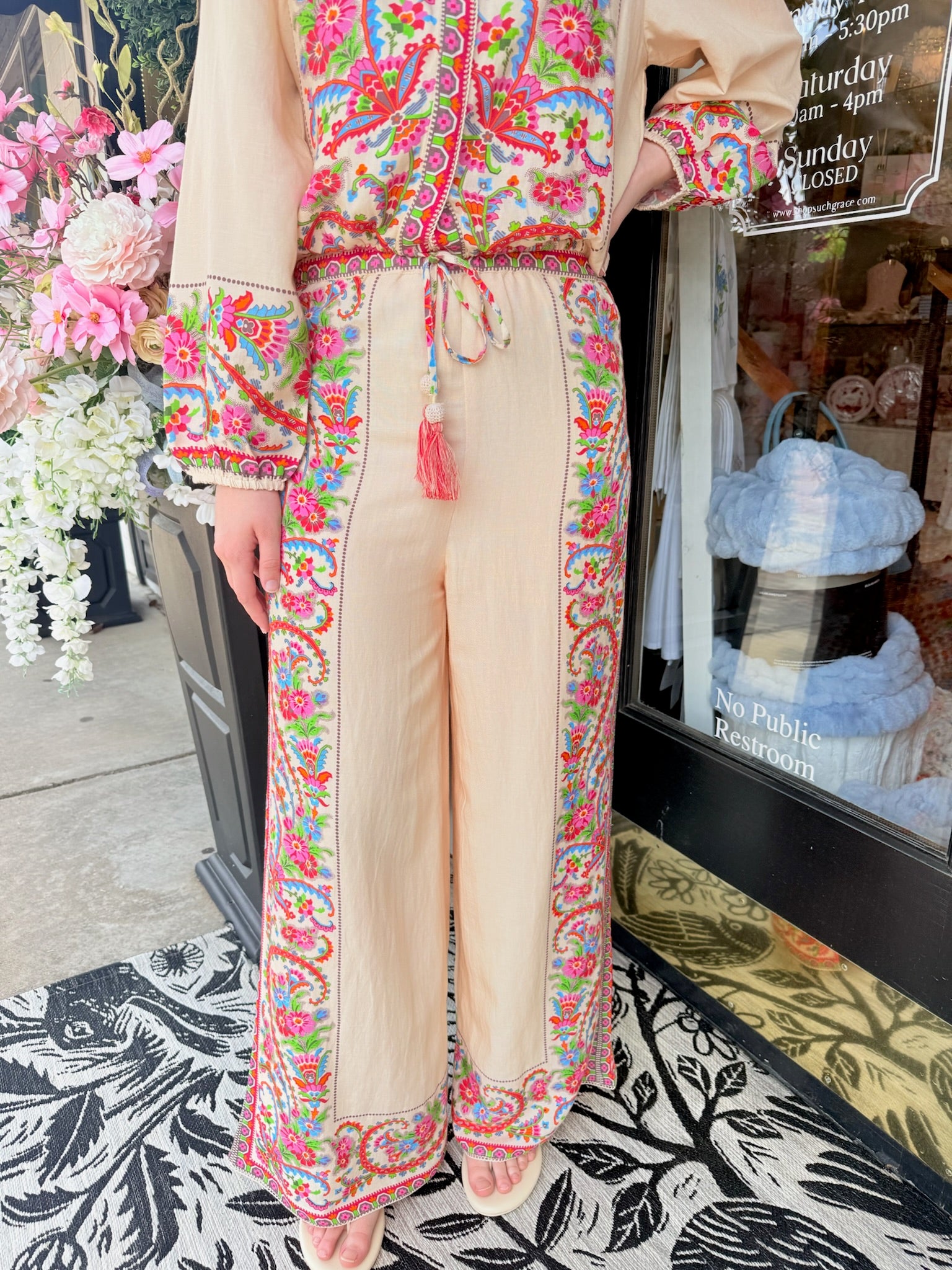 Presley Pant in Scroll with It | Elizabeth James