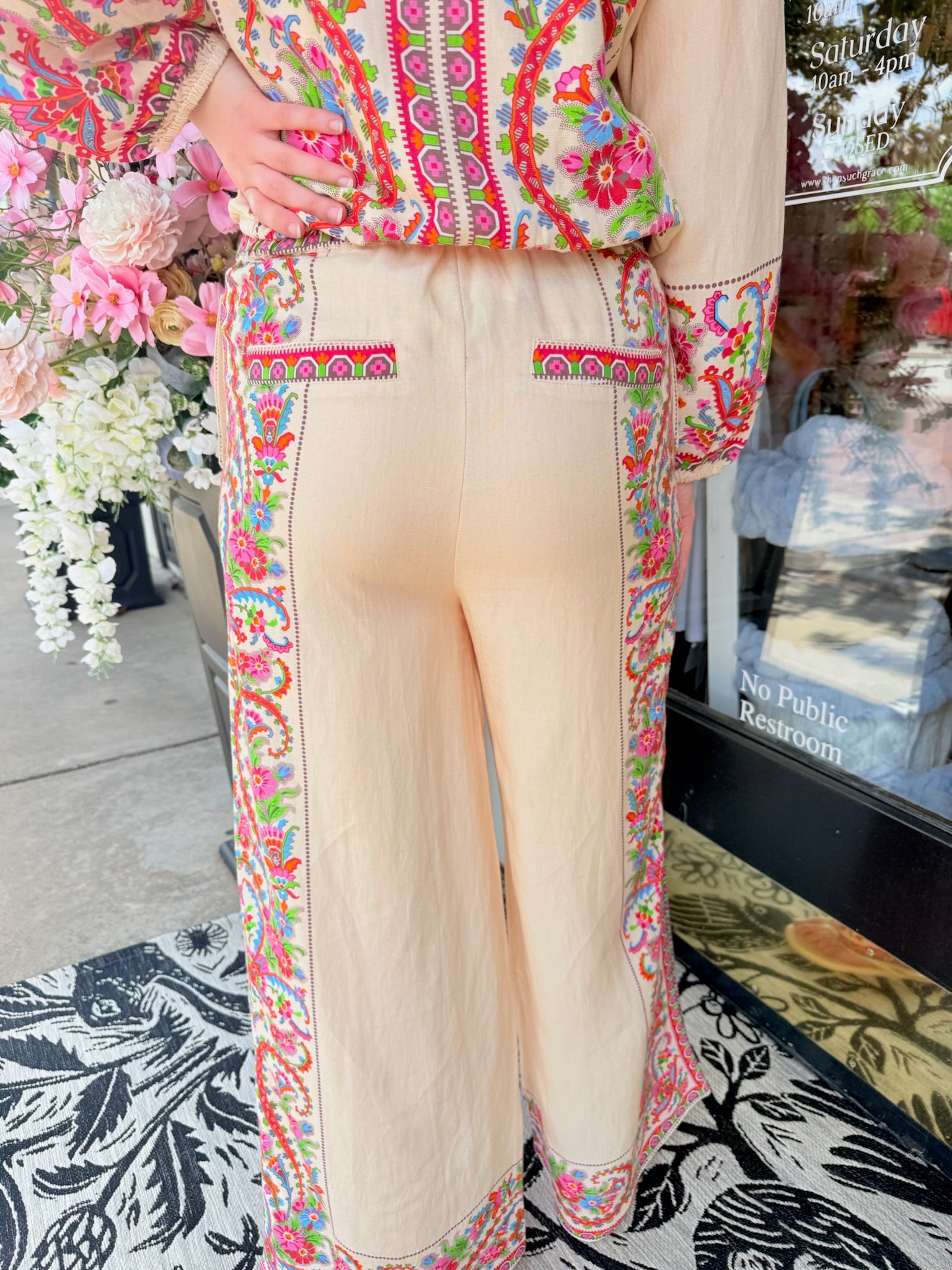 Presley Pant in Scroll with It | Elizabeth James