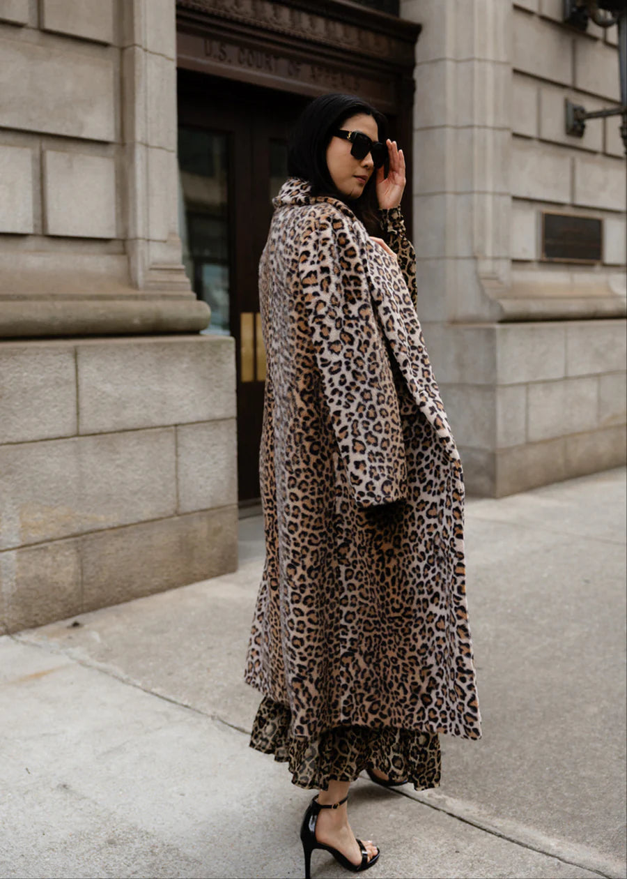 Alexandra Coat - Leopard | Alden Adair
