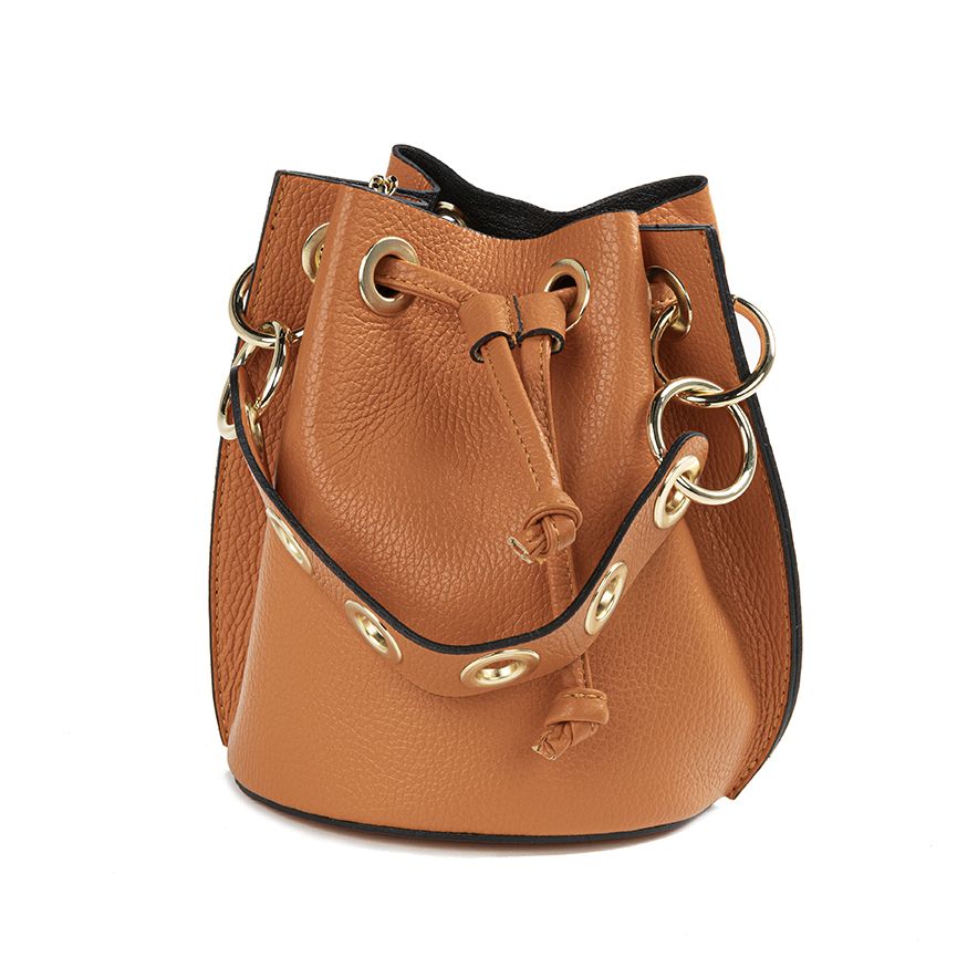 Leather Bucket Bag