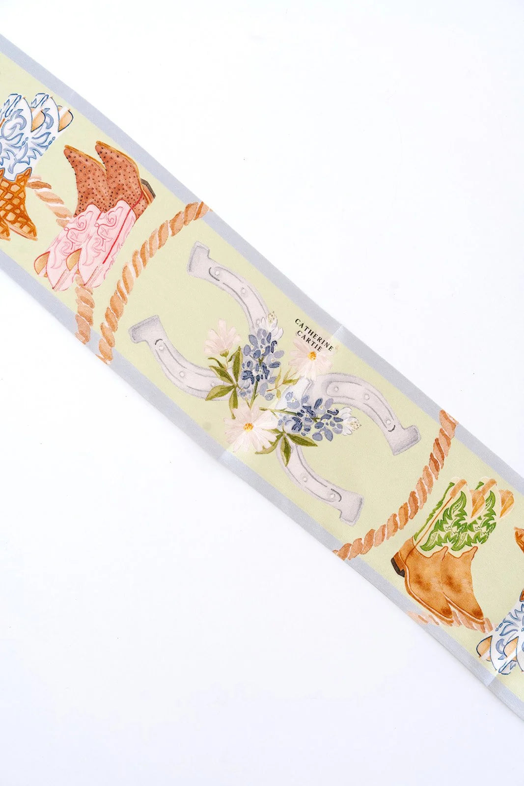 Boot Silk Ribbon Scarf | Catherine Cartie