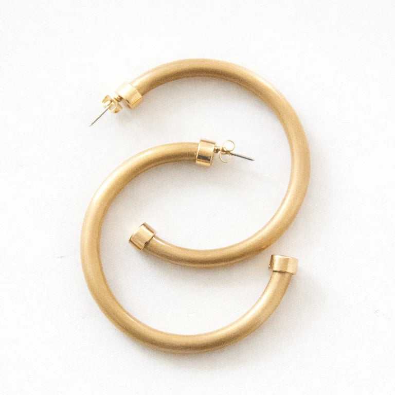 Brushed Hoops | Hoo Hoops