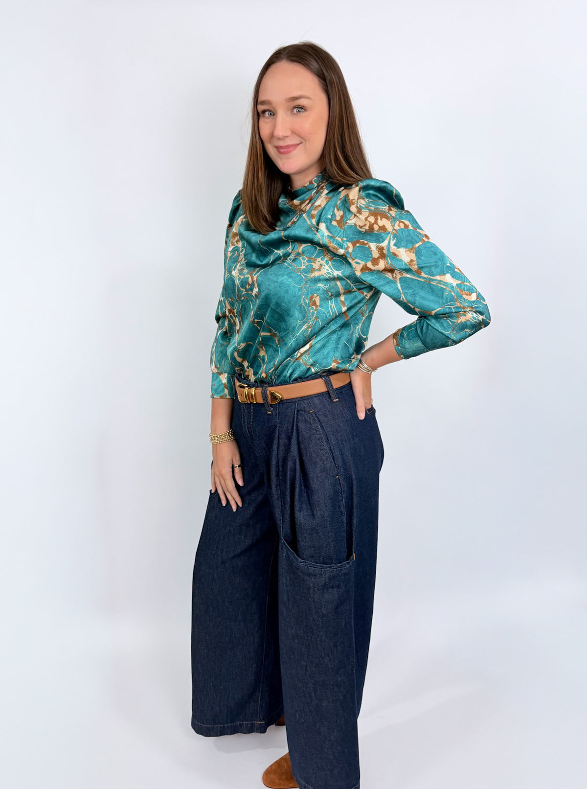 Scarlett Top - Riverstone | Alden Adair