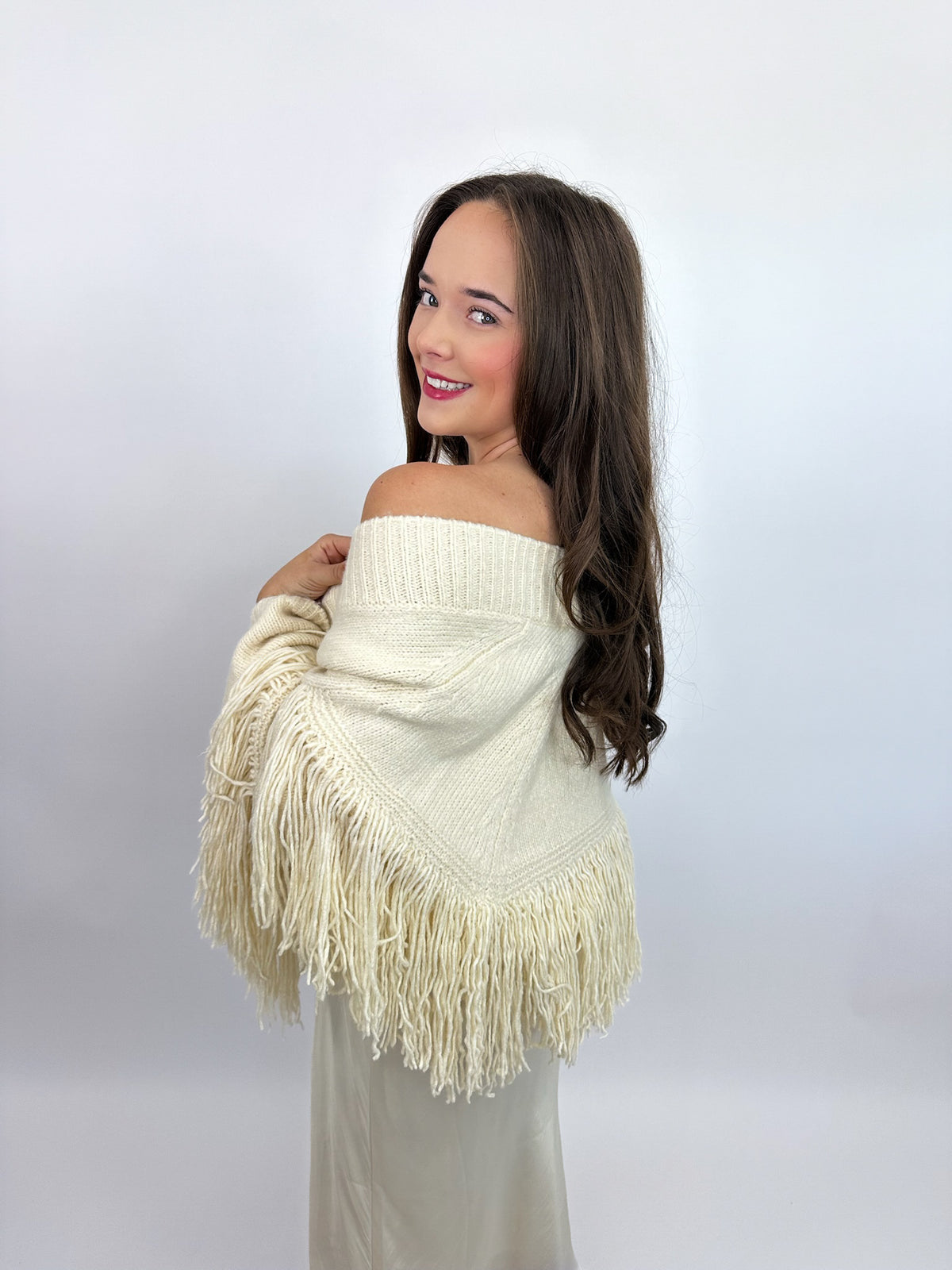 Carmen Cardigan in Off-White | Elizabeth James