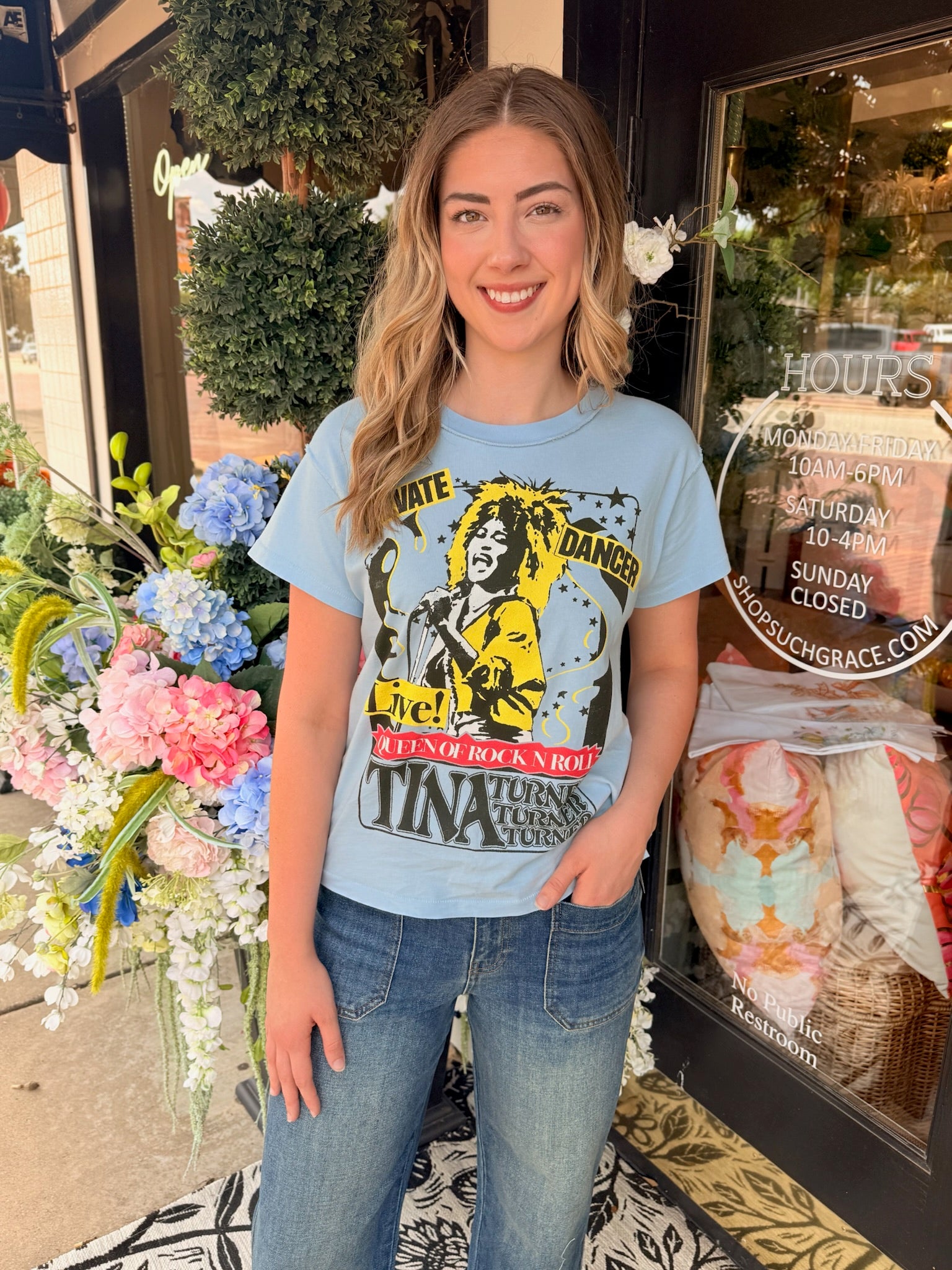 Tina Turner 1985 Reverse GF Tee | Daydreamer