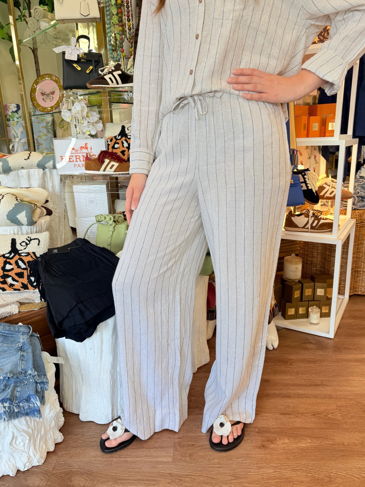Henri Striped Wide Leg Pant | Z Supply