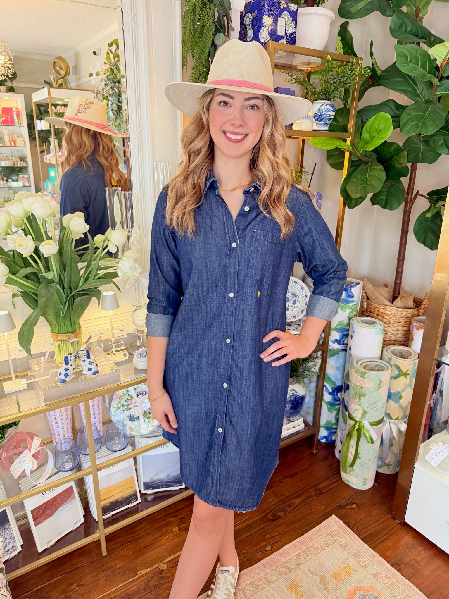 Mia Denim Shirt Dress | Kerri Rosenthal