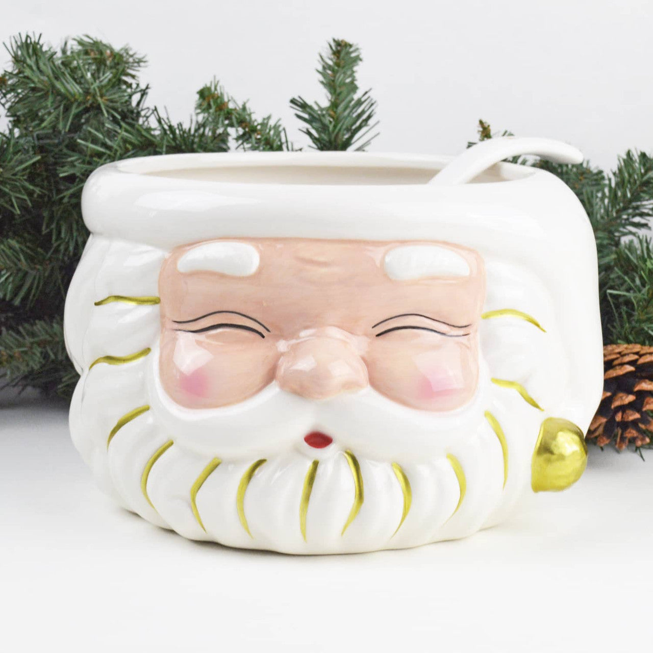 Santa Punch Bowl & Ladle