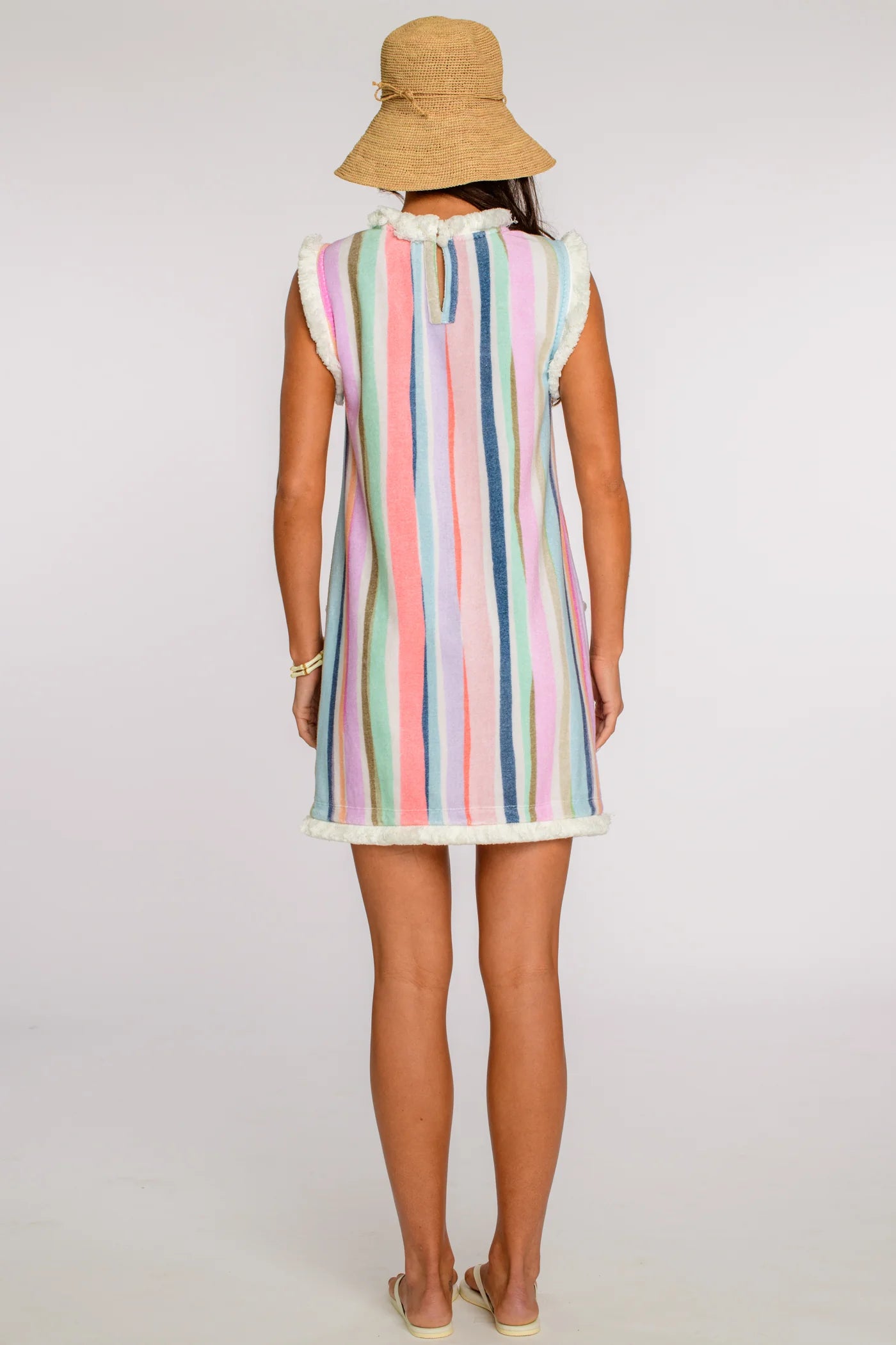 Ellie Dress in Sherbet Stripe | Elizabeth James