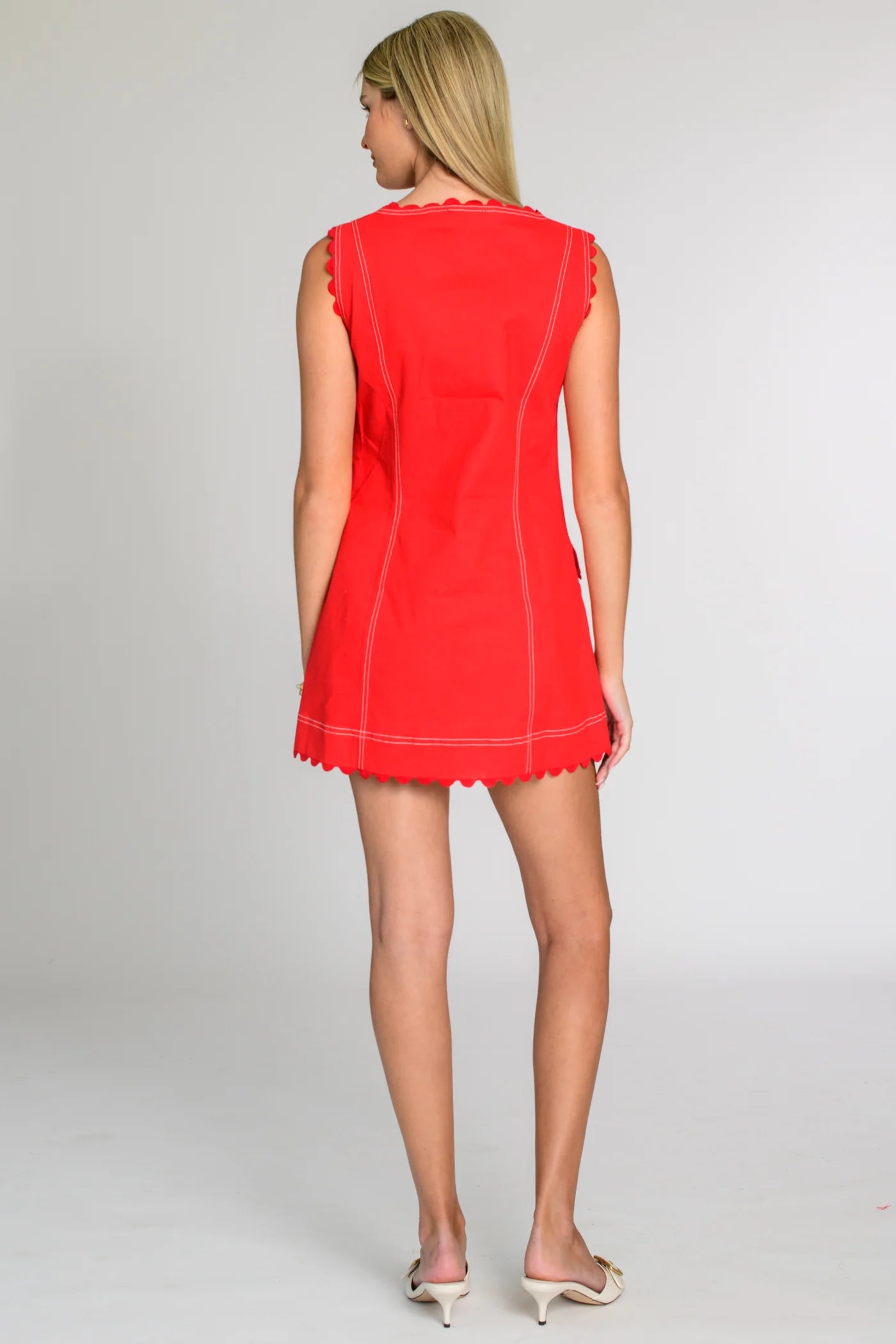 Rory Dress in Poppy Red | Elizabeth James