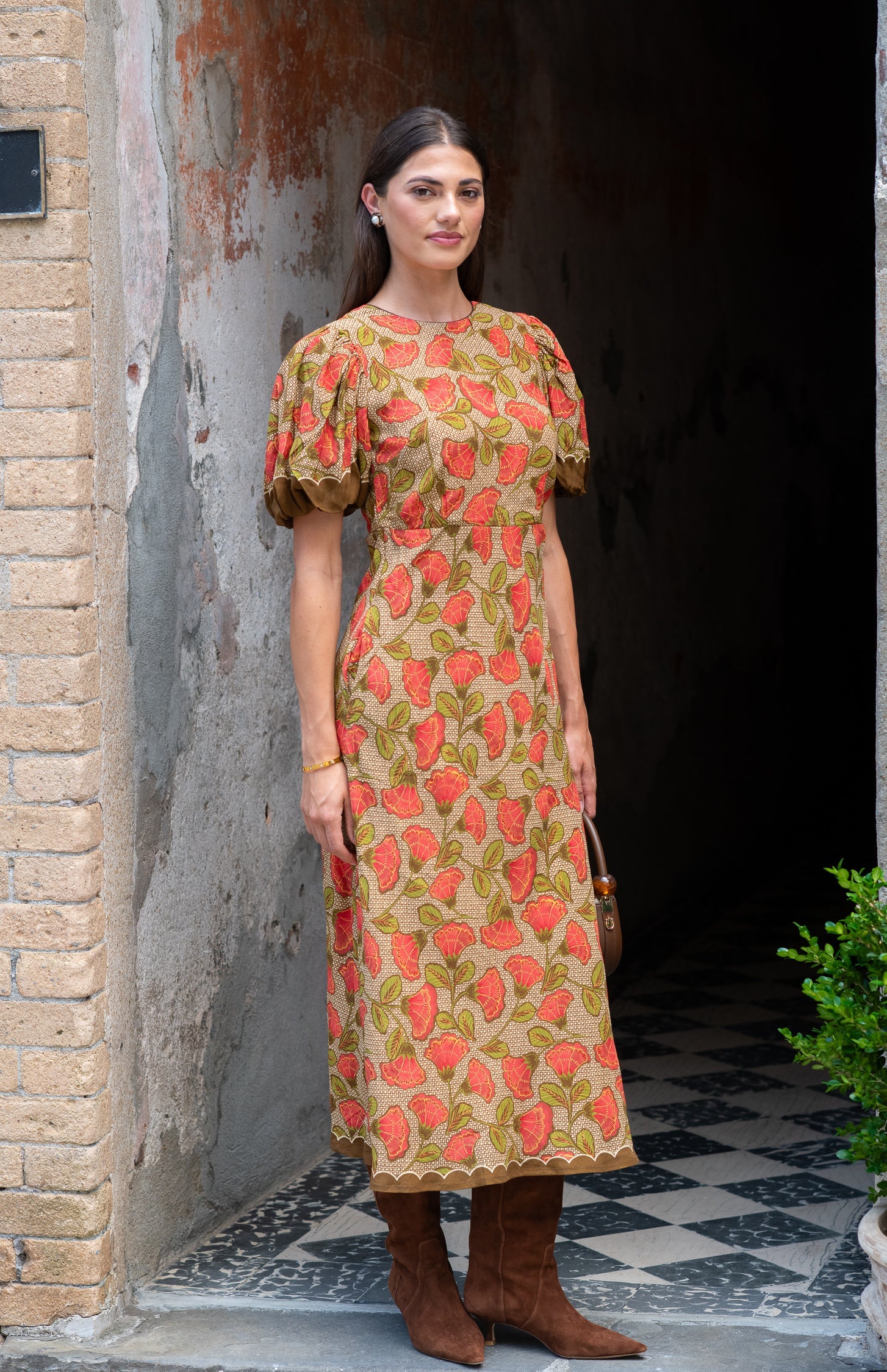 Deidre Dress in Fan Toss | Elizabeth James