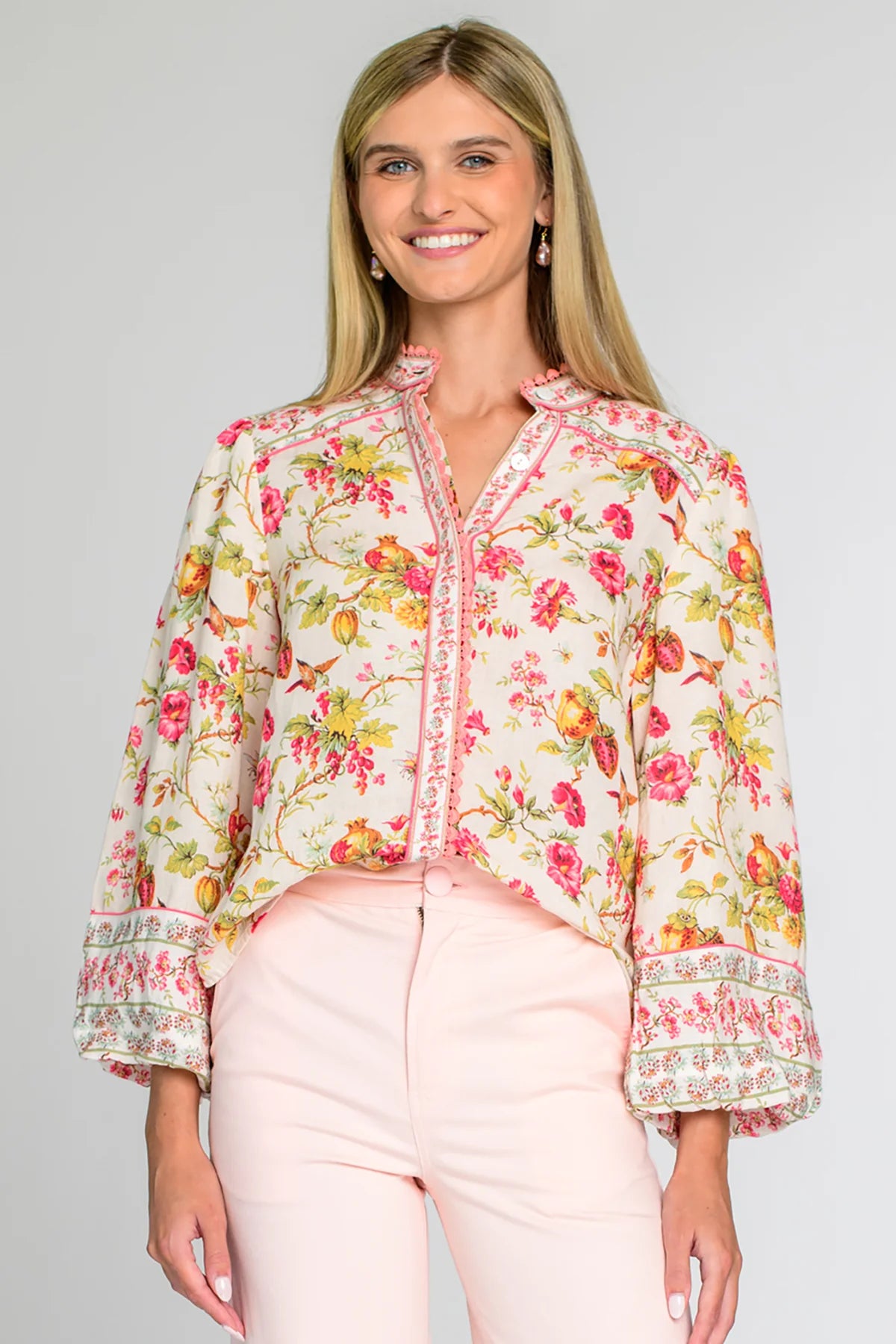 Emily Top in English Gardens | Elizabeth James